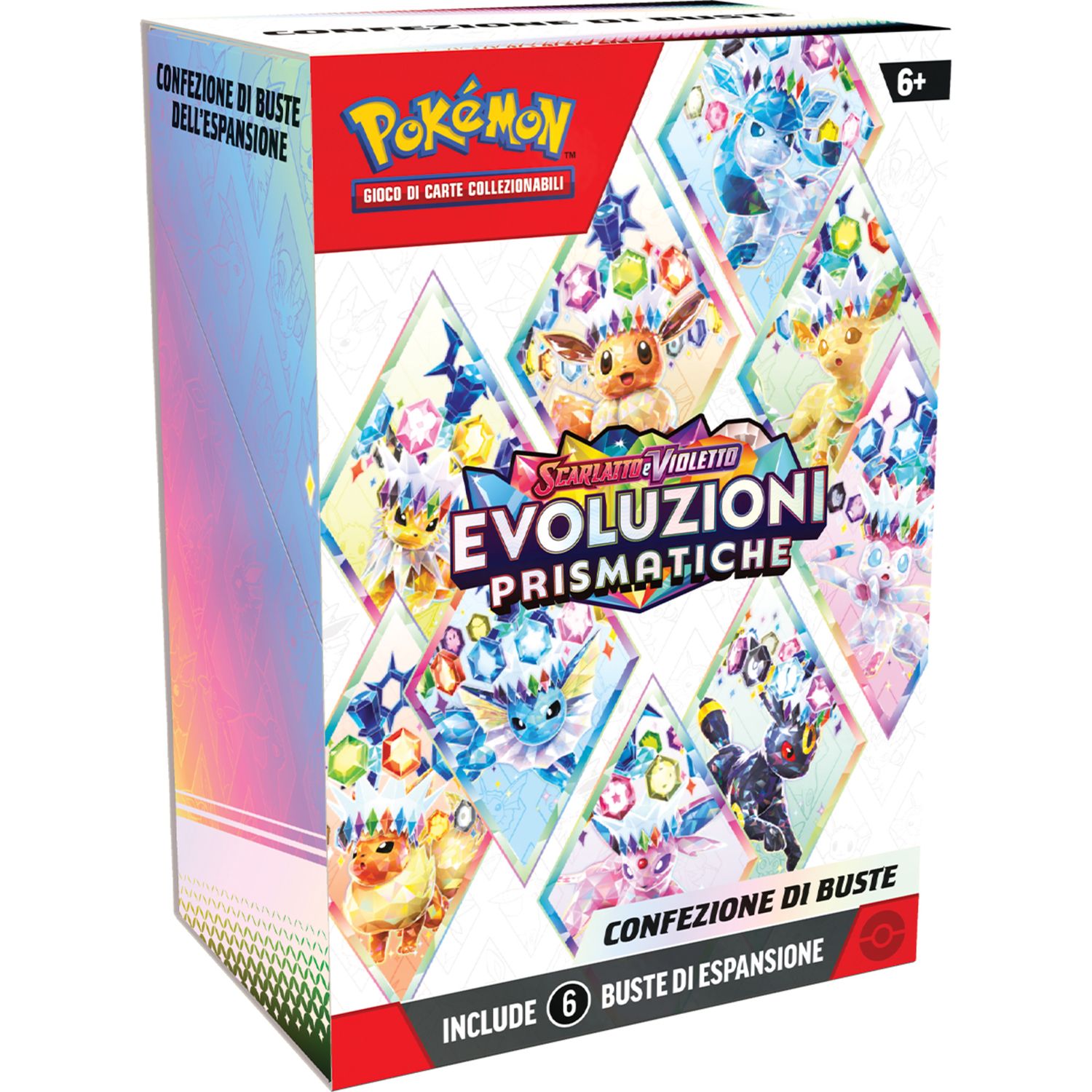 Pokémon confezione di buste dell'espansione scarlatto e violetto - evoluzioni prismatiche - POKEMON