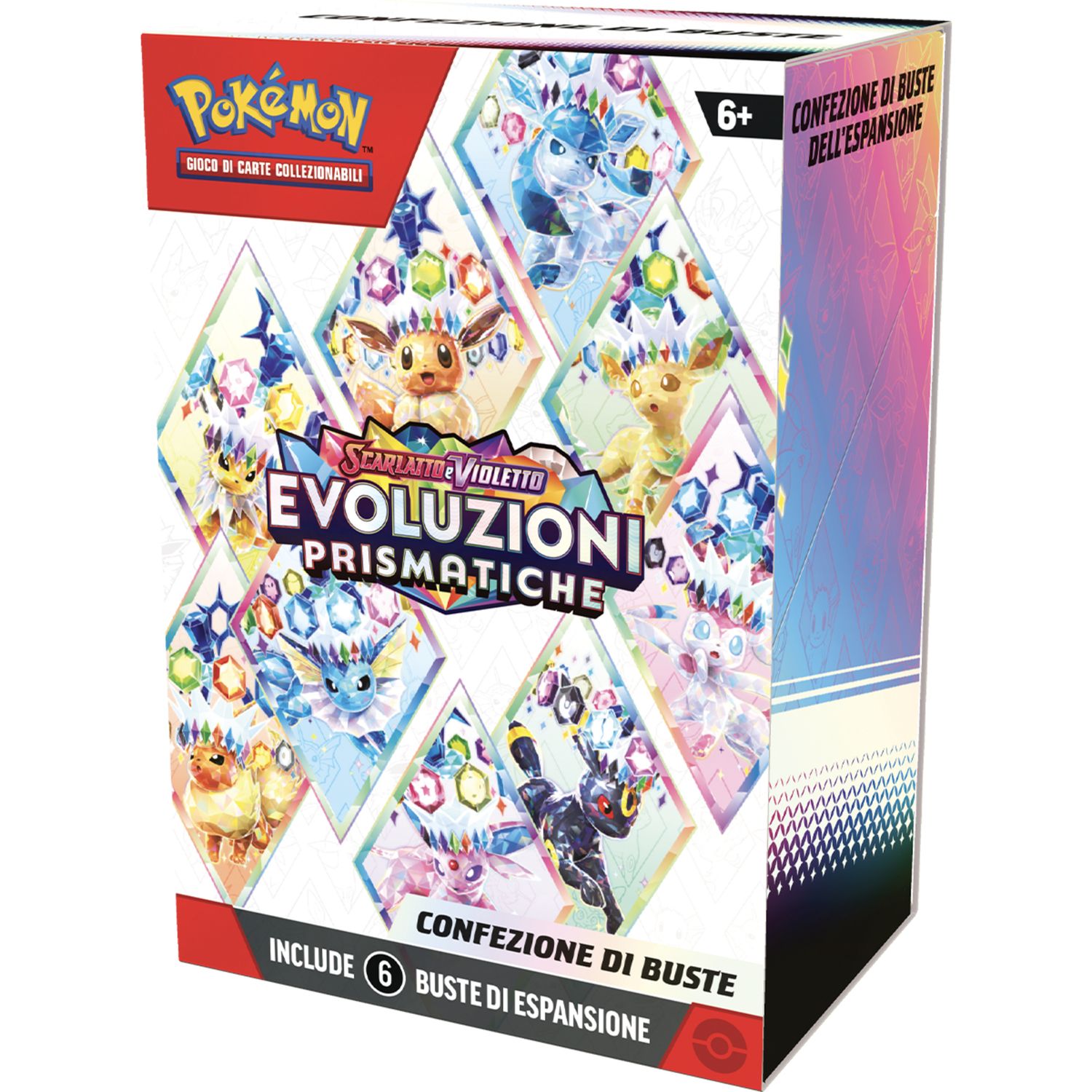 Pokémon confezione di buste dell'espansione scarlatto e violetto - evoluzioni prismatiche - POKEMON