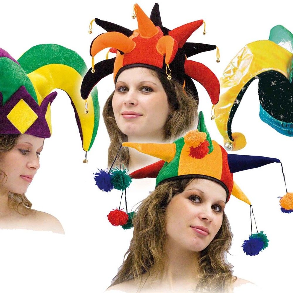 Cappelli "giullare" - assortito in diversi di modelli - CIAO