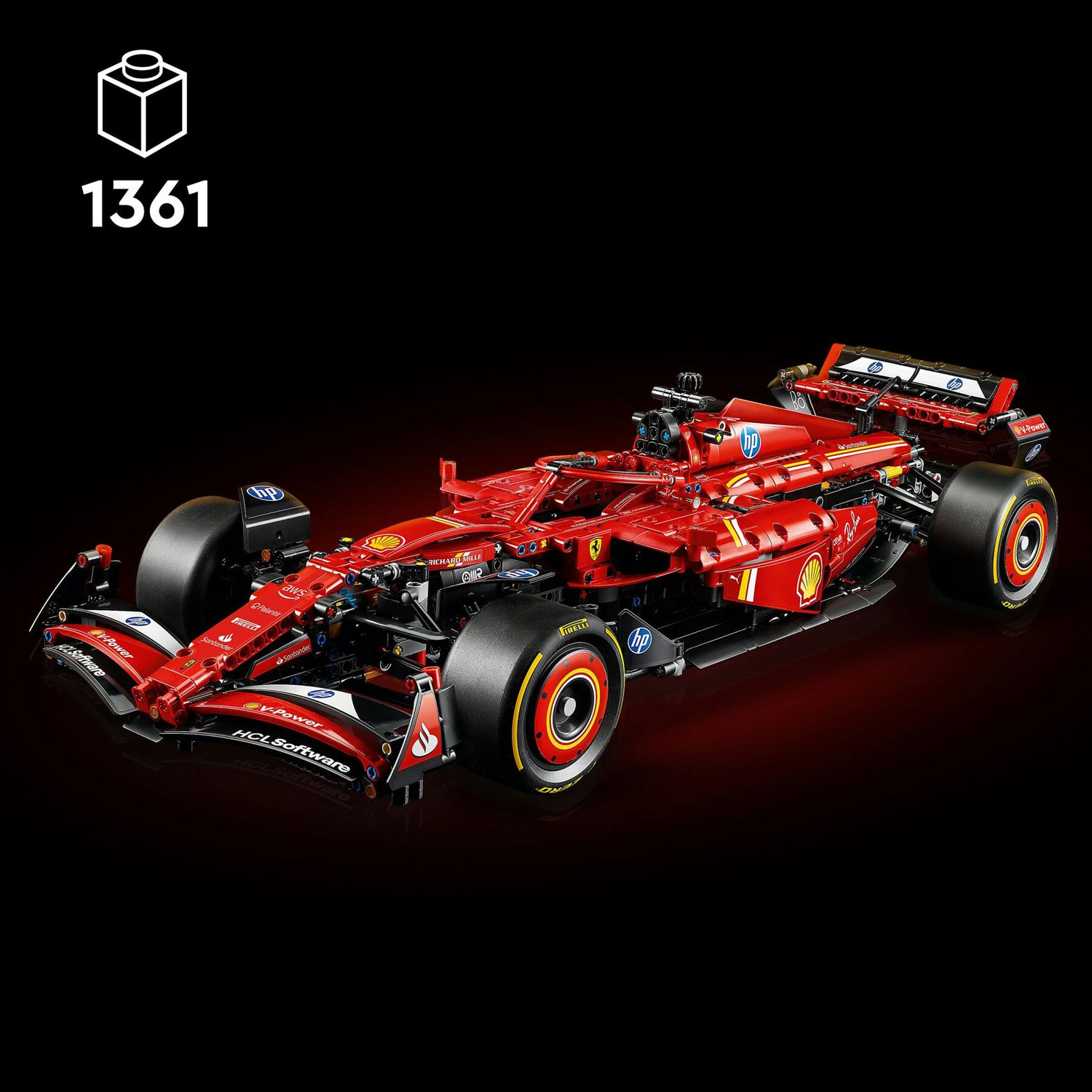 Lego technic 42207 monoposto f1 ferrari sf-24 - modello di auto formula 1 da collezione, idea regalo per adulti, uomo e donna - LEGO TECHNIC, Lego