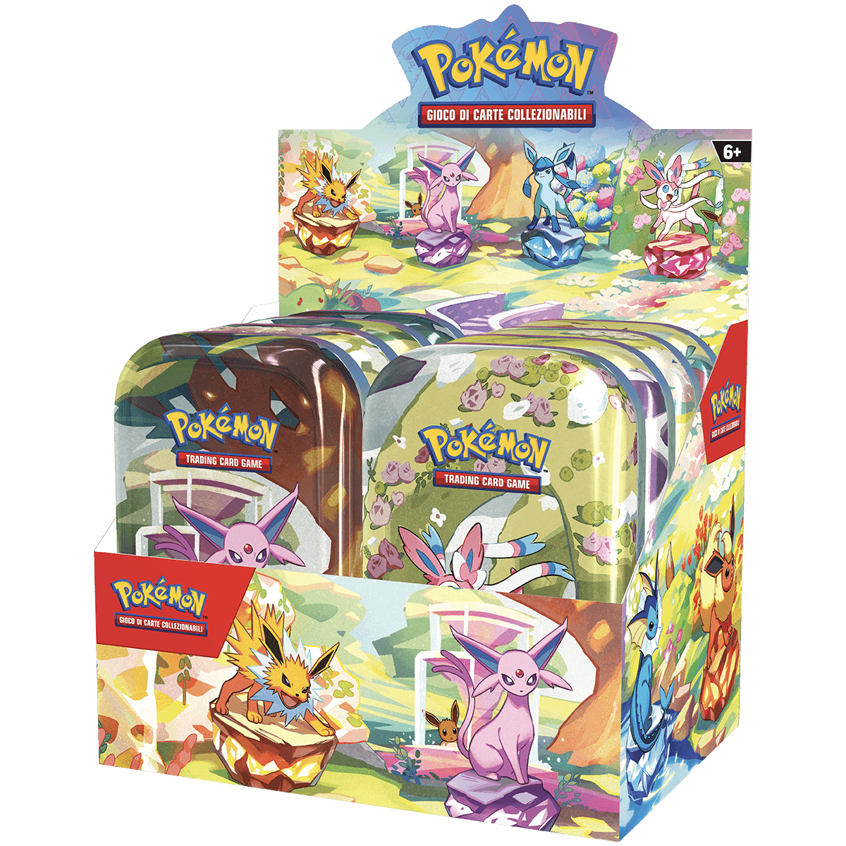 Pokémon miniscatola da collezione dell’espansione scarlatto e violetto - evoluzioni prismatiche - POKEMON