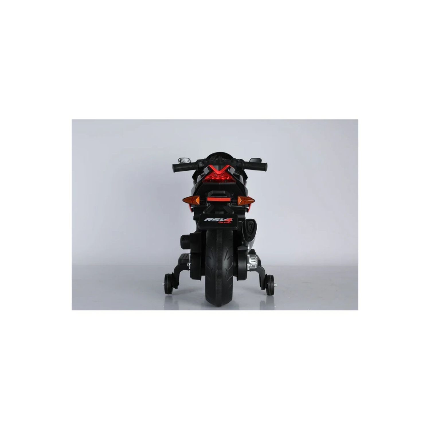 Moto elettrica per bambini aprilia racing rsv4 small 12v nera – design sportivo - adatta per bambini dai 3 anni in su - LAMAS