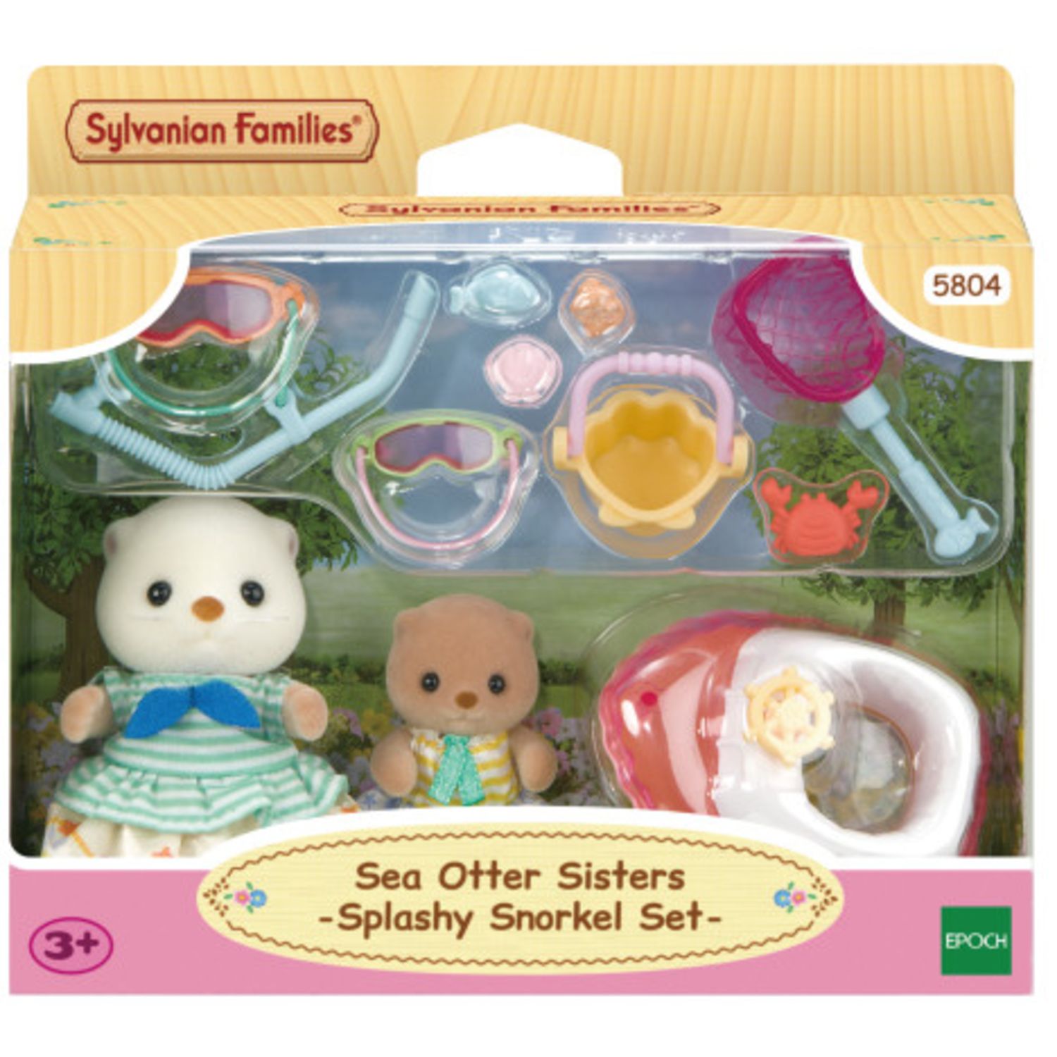 Sylvanian families sorelle lontra marina splashy snorkel set - personaggi collezionabili - SYLVANIAN FAMILIES