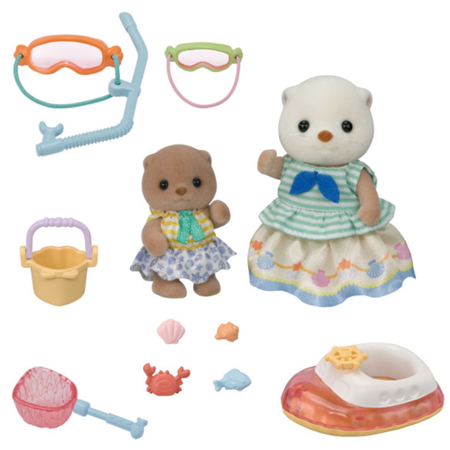 Sylvanian families sorelle lontra marina splashy snorkel set - personaggi collezionabili - SYLVANIAN FAMILIES