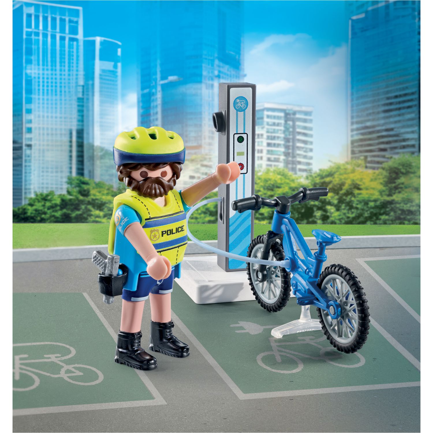 Playmobil action heroes 71732 poliziotto in bicicletta - 4+ anni - Playmobil
