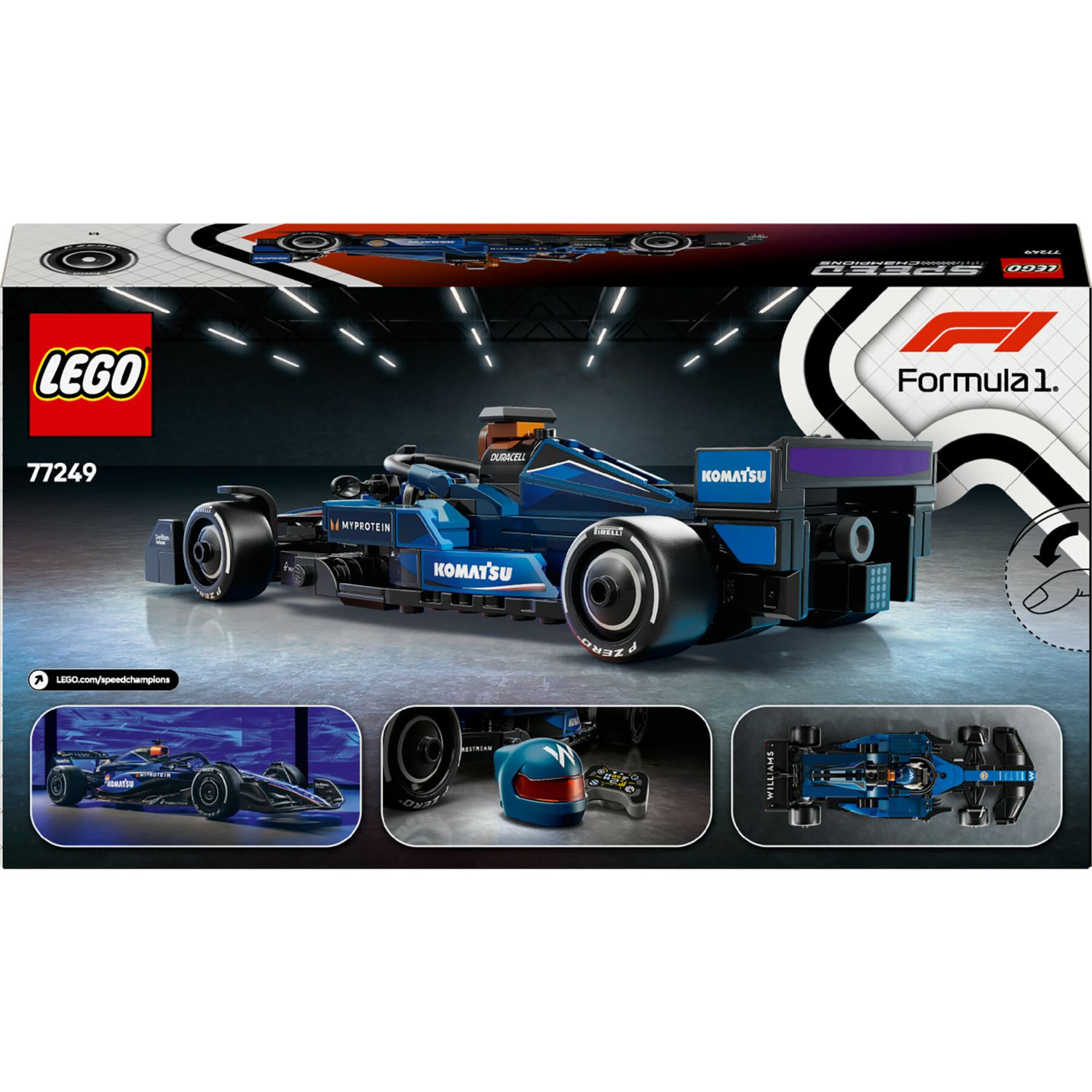 Lego speed champions 77249 auto da corsa f1 williams racing fw46 macchina giocattolo da collezione con minifigure, bambini 10+ - LEGO SPEED CHAMPIONS, Lego