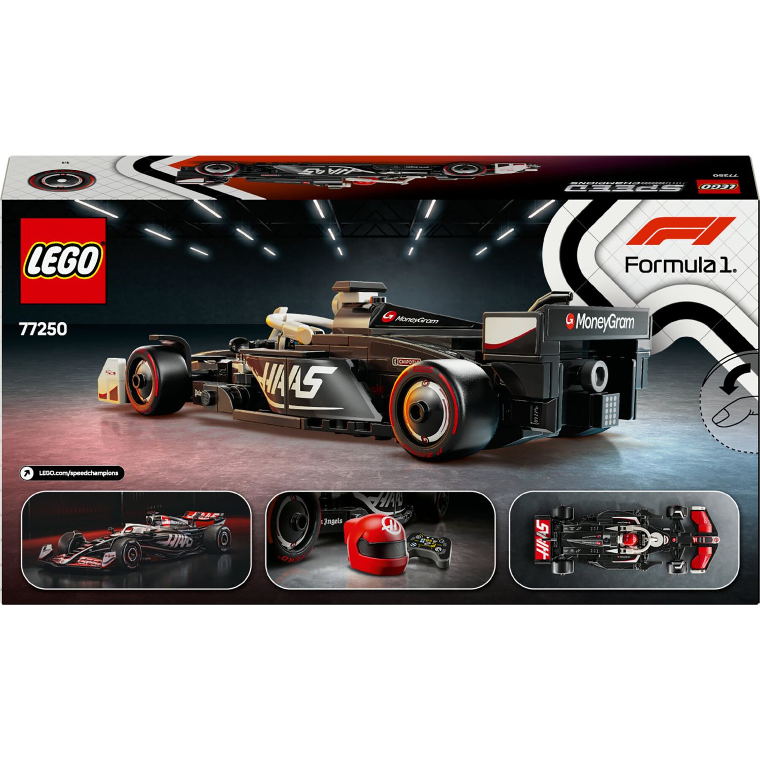 Lego speed champions 77250 auto da corsa moneygram haas f1 team vf-24 macchina giocattolo con minifigure per bambini 10+ - LEGO SPEED CHAMPIONS, Lego