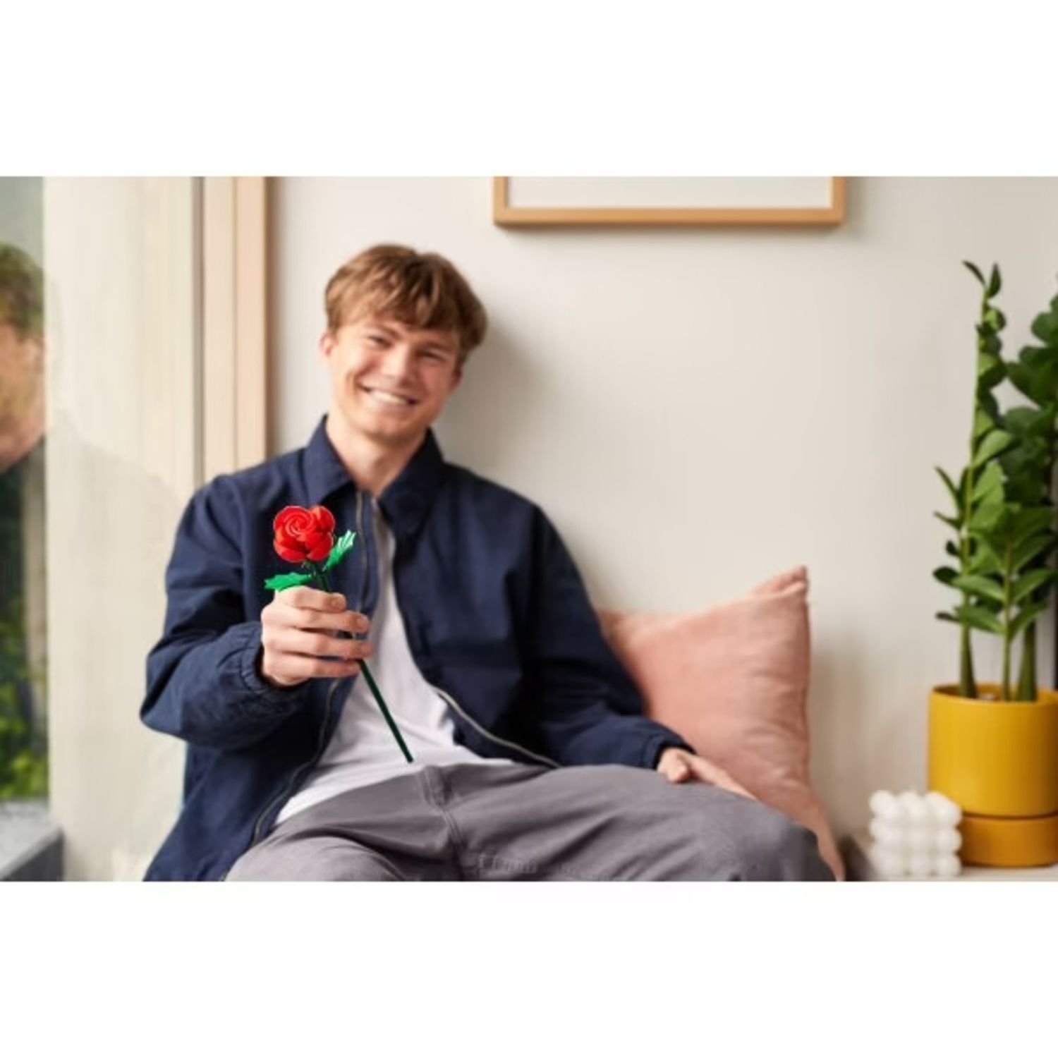 Zuru max premium bricks rosa 247 pezzi serie 1-2 modelli - rosa e rametto di lavanda - perfetto per lui e per lei - ZURU