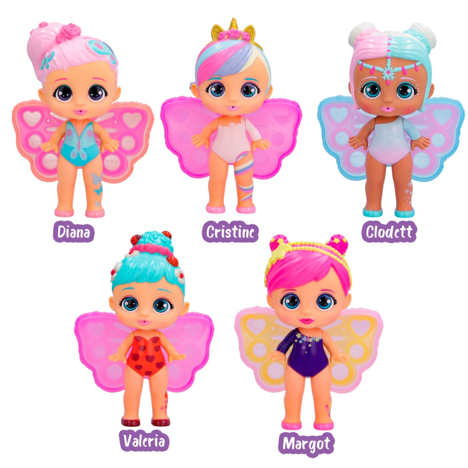 Bloopies fairies magic bubbles - bambole per bagnetto che fanno bolle - assortita - BLOOPIES