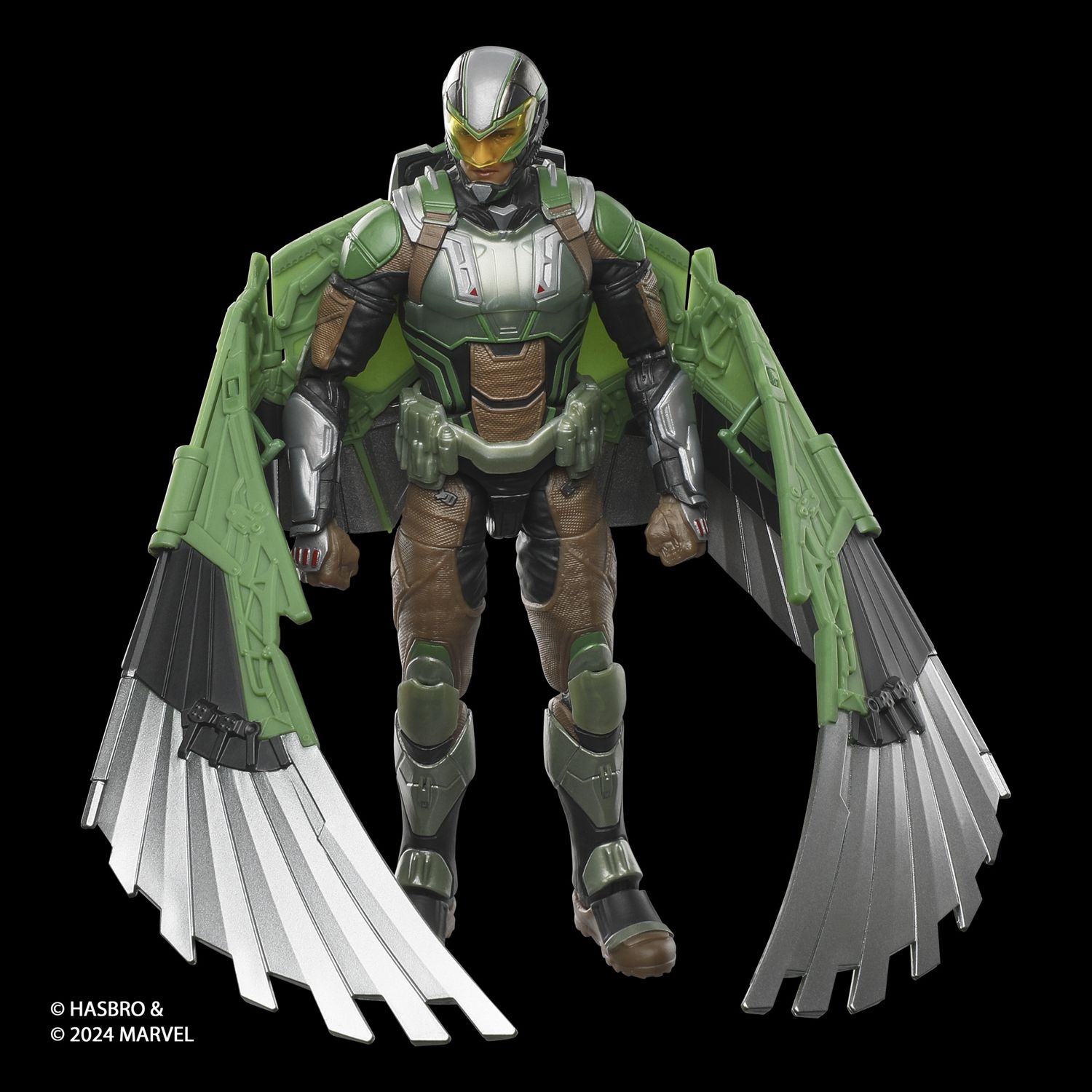 Action figure falcon marvel legends – 15 cm, accessori e snodi - captain america: brave new world  - hasbro collectible - Avengers