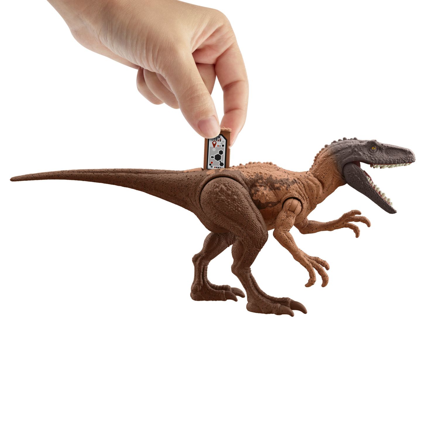 Mattel jurassic world attacco fatale - herrerasaurus con articolazioni e azione d'attacco - Jurassic World
