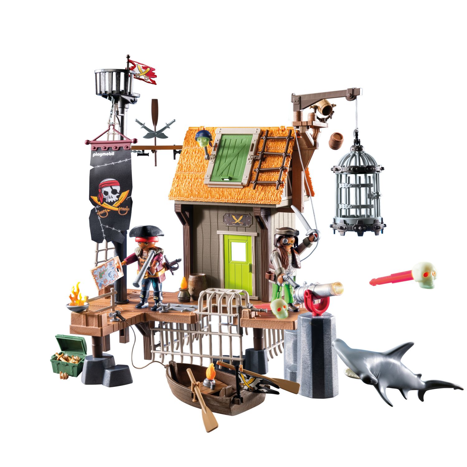 Playmobil pirates 71792 approdo dei pirati - 4+ anni - Playmobil