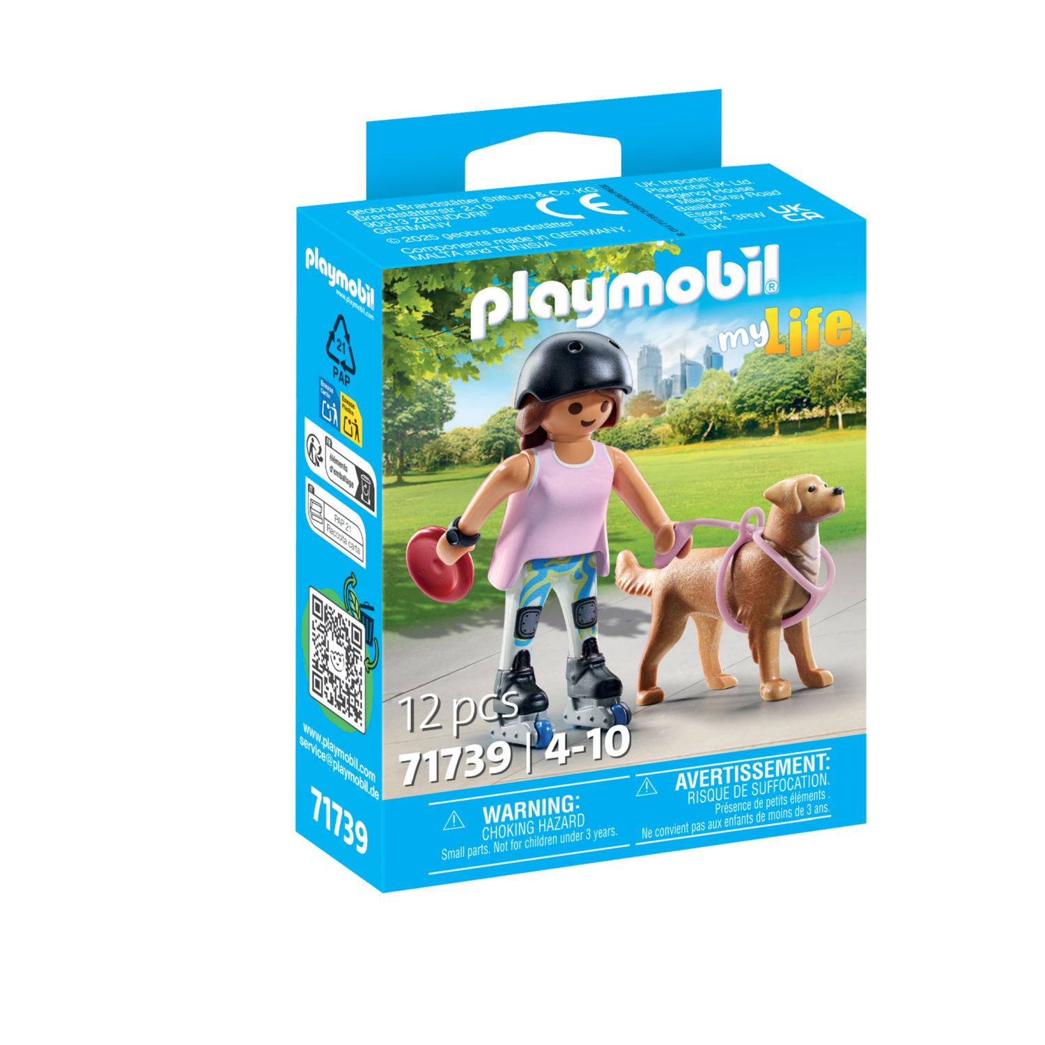 Playmobil my life 71739 golden retriever con personaggio - 4+ anni - Playmobil