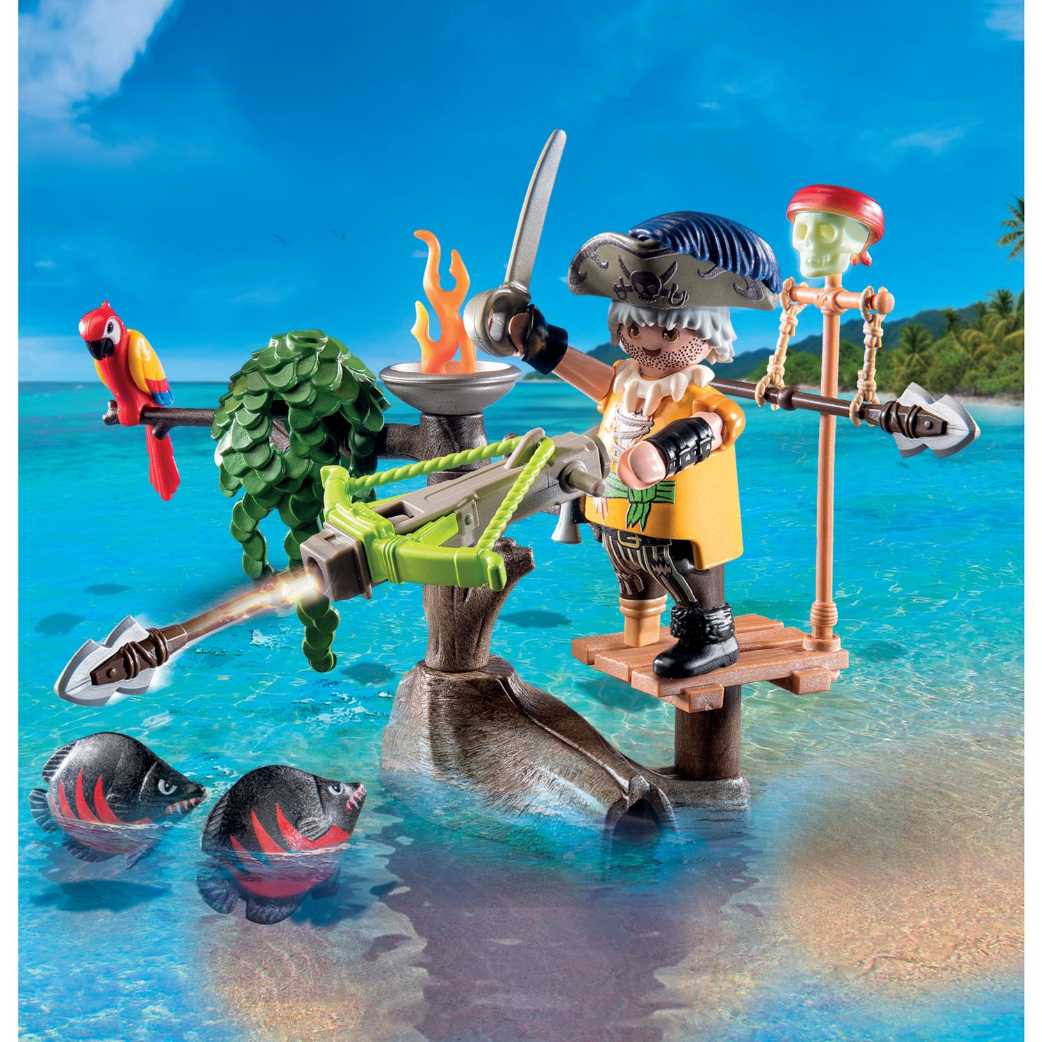 Playmobil pirates 71795 pirata con balestra - 4+ anni - Playmobil