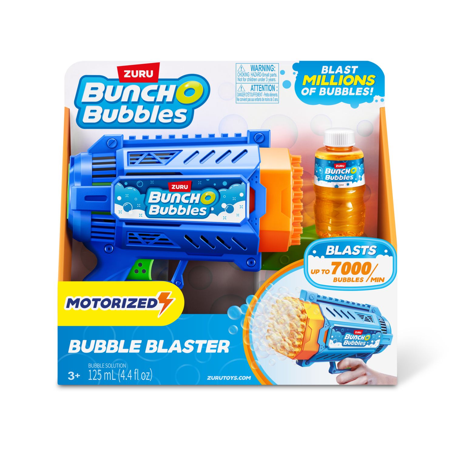 Bunch o bubbles motorized bubble blaster - blaster automatico per bolle, ideale per bambini, ragazzi e adulti, perfetto per divertiris all'alperto - X-SHOT