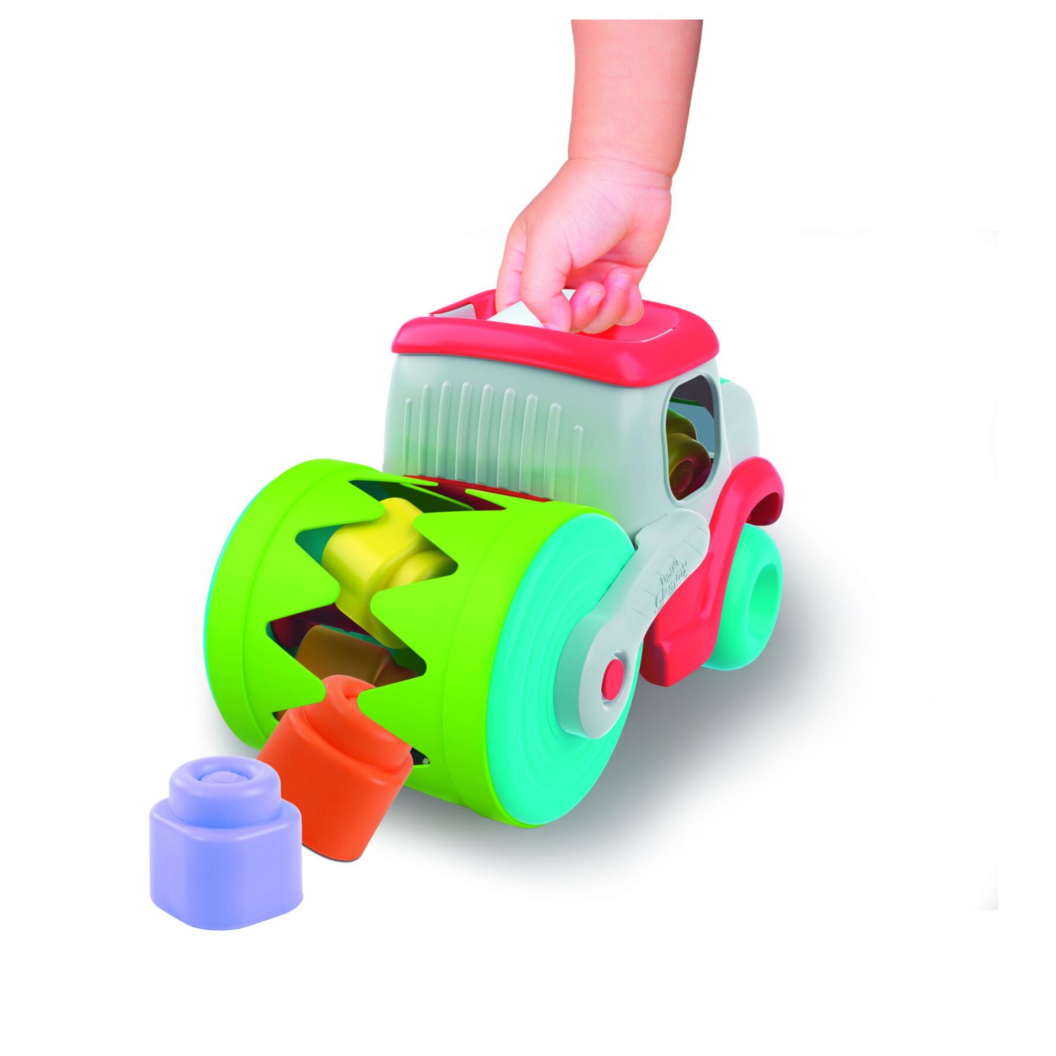 Clemmy - sensory road roller - blocks catcher - 17495 - CLEMMY