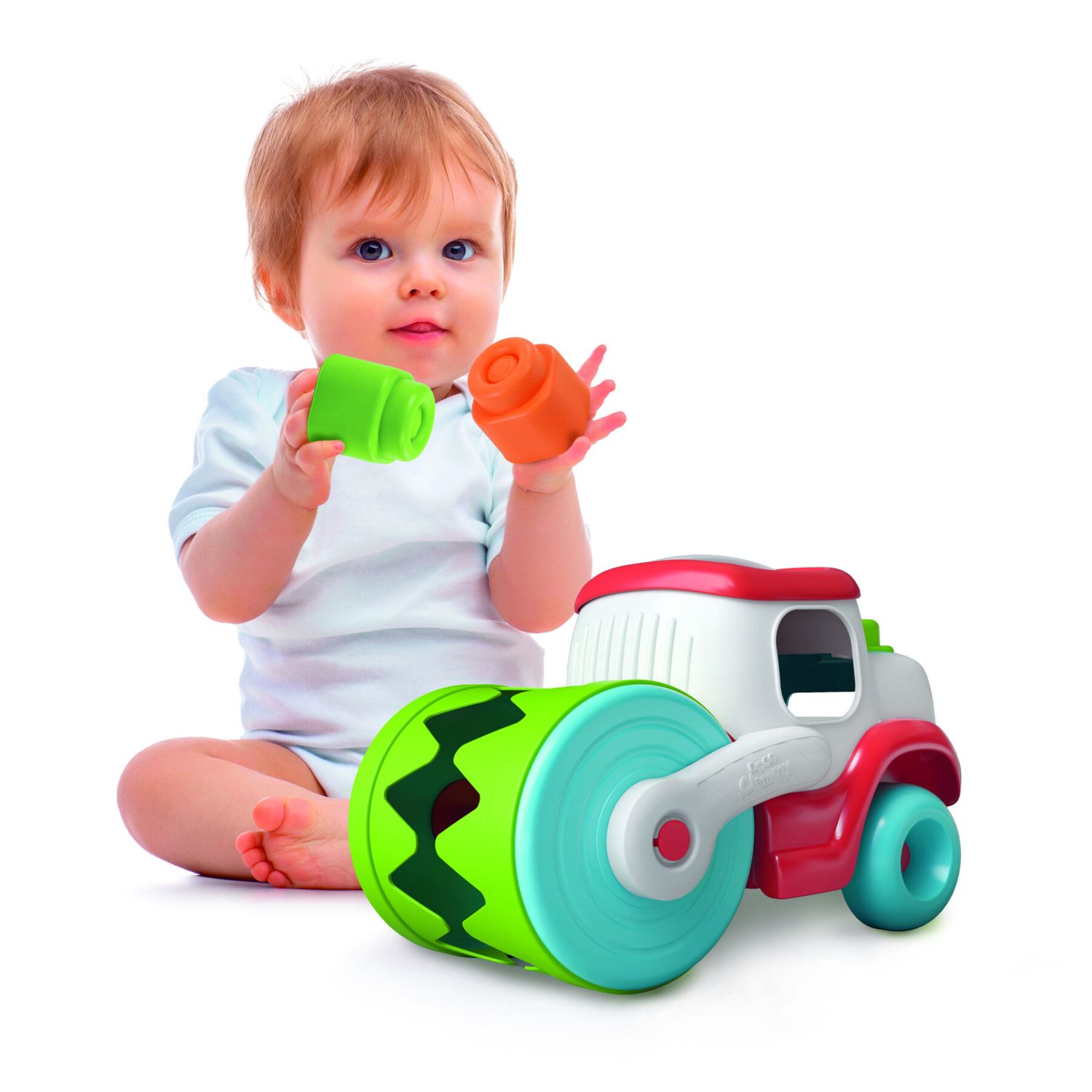 Clemmy - sensory road roller - blocks catcher - 17495 - CLEMMY