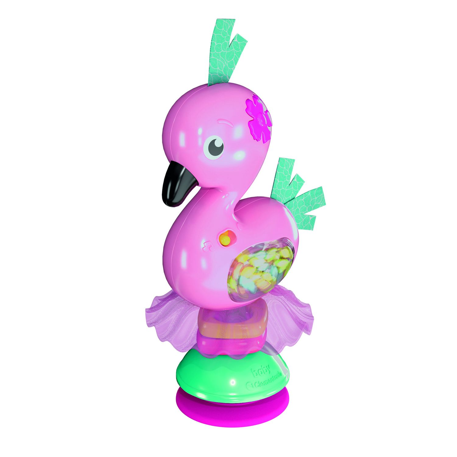 Baby clementoni - fancy flamingo shake & play - 17492 - BABY CLEMENTONI