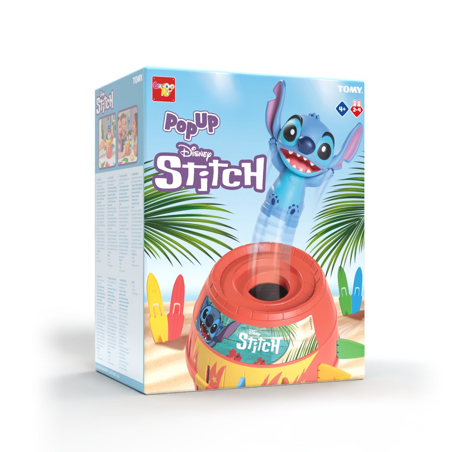 Stitch nasconde in un barile - gioco di abilità con personaggio lilo & stitch - 4+ - Disney Stitch