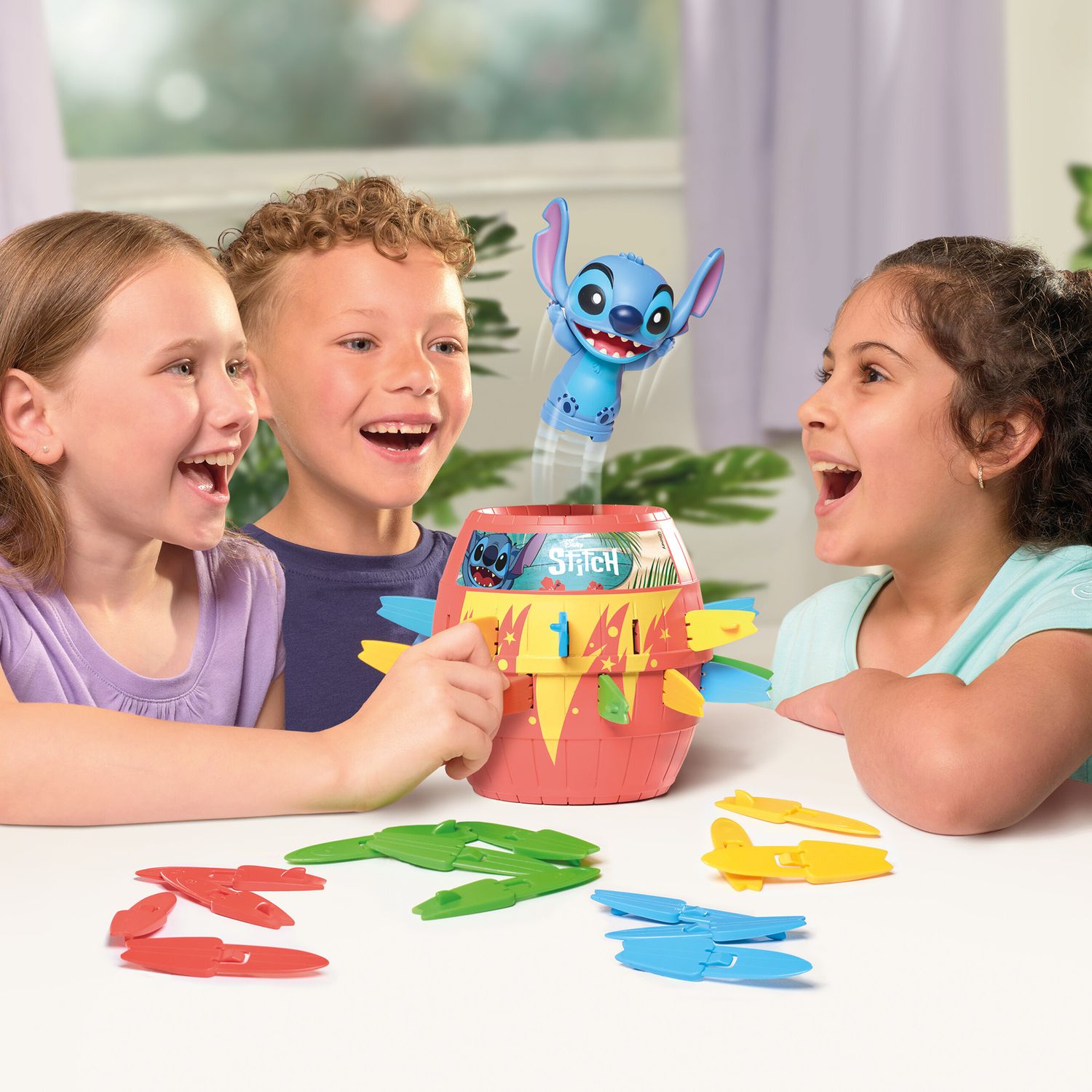 Stitch nasconde in un barile - gioco di abilità con personaggio lilo & stitch - 4+ - Disney Stitch