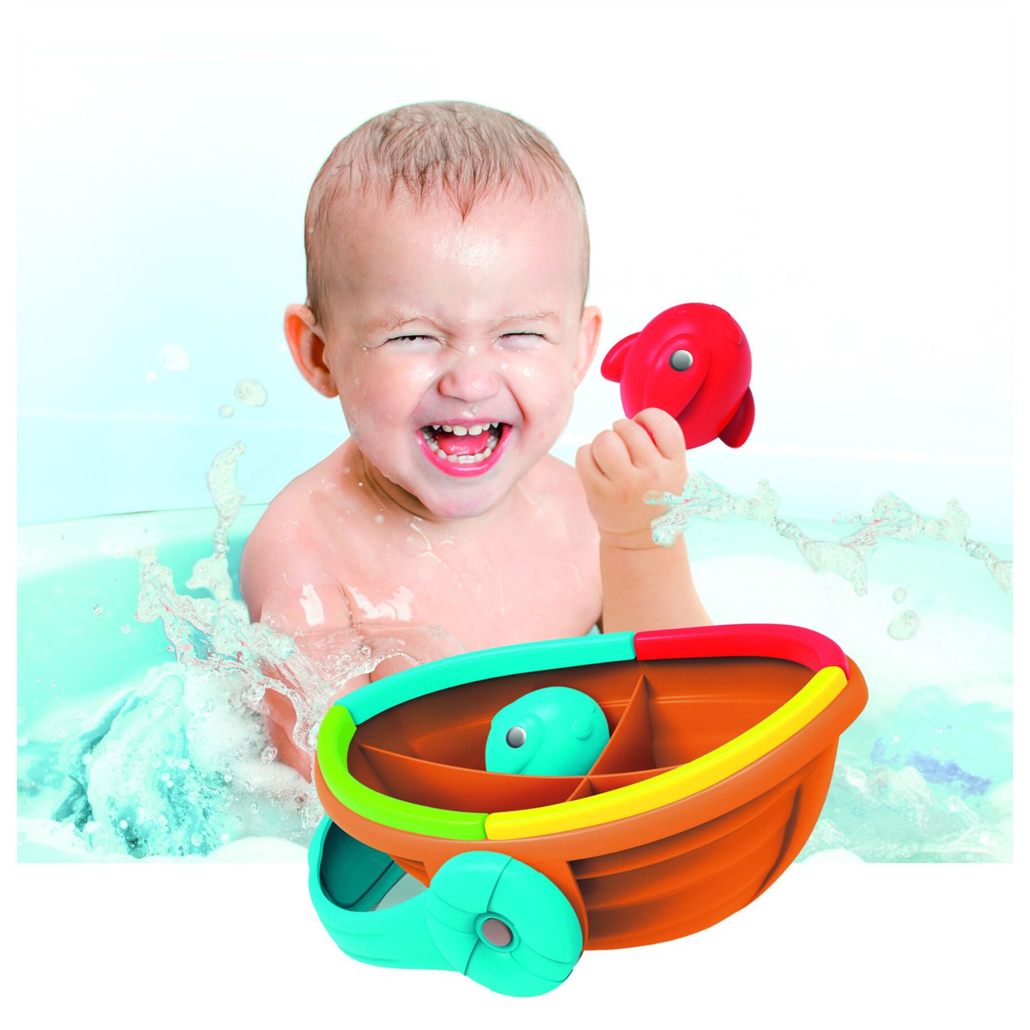 Baby clementoni - think & play - colour fishing - 17513 - BABY CLEMENTONI