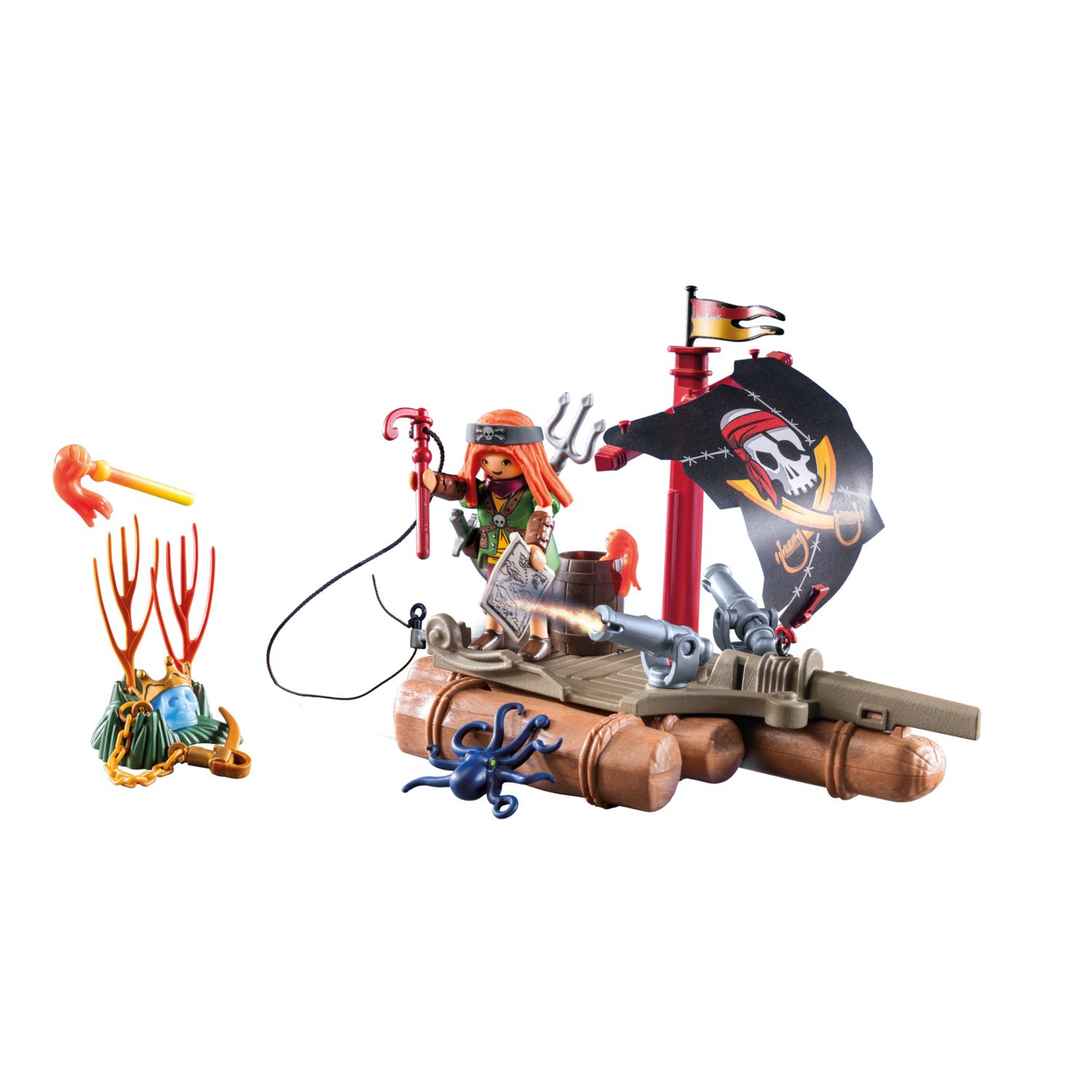 Playmobil pirates 71794 zattera dei pirati - 4+ anni - Playmobil