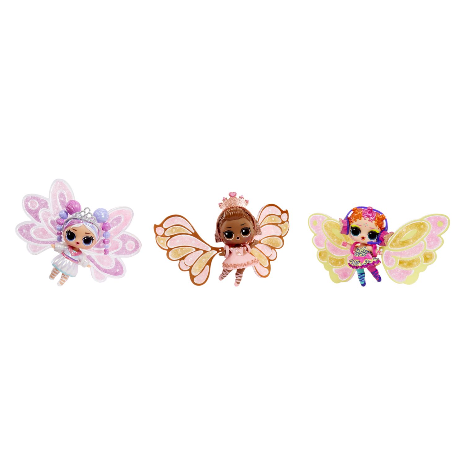 L.o.l. surprise! fairies tots - include 1 bambola, confezione sorpresa, 8 bambole da collezionare, ali da fata personalizzabili - L.O.L SURPRISE