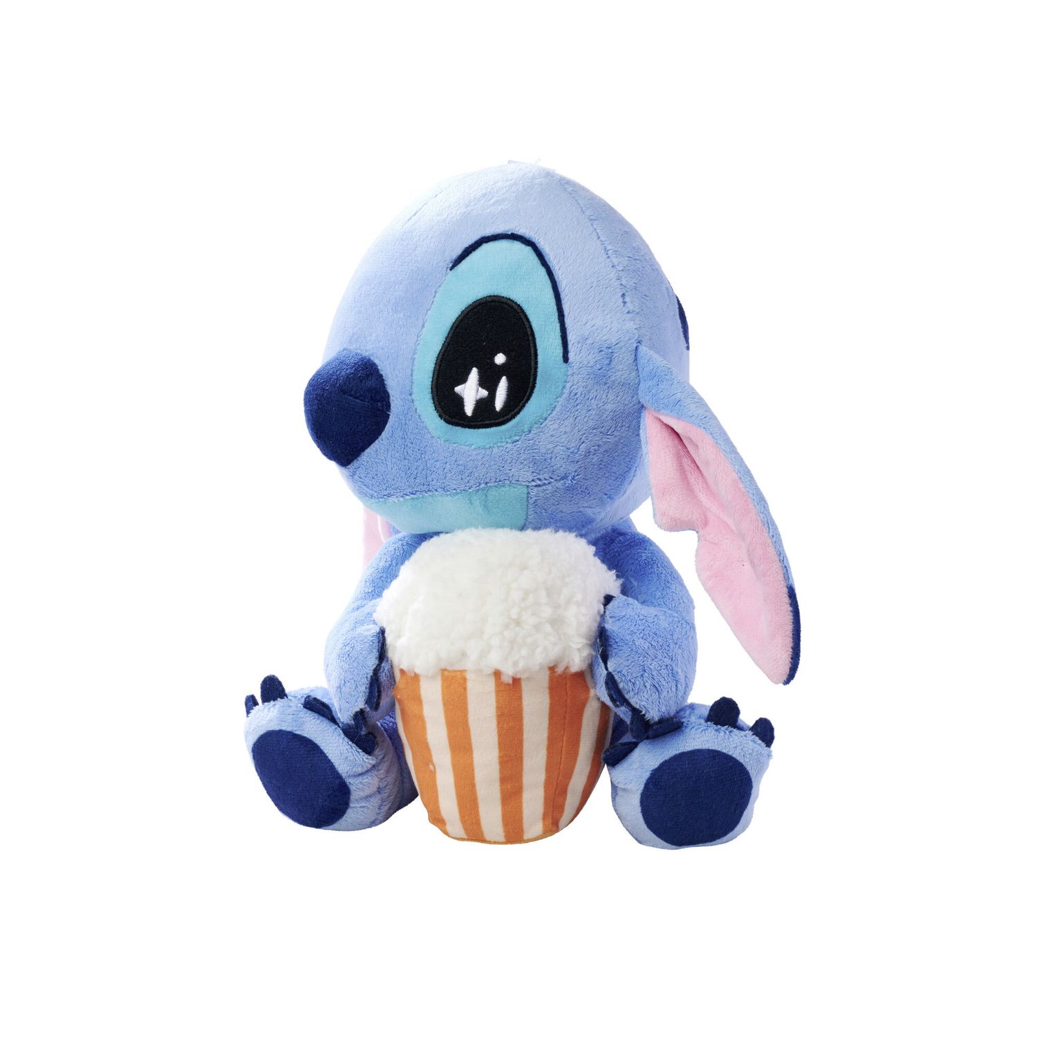 Morbido peluche disney stitch 25 cm con pop corn - adatto dai 0+ mesi - Disney Stitch