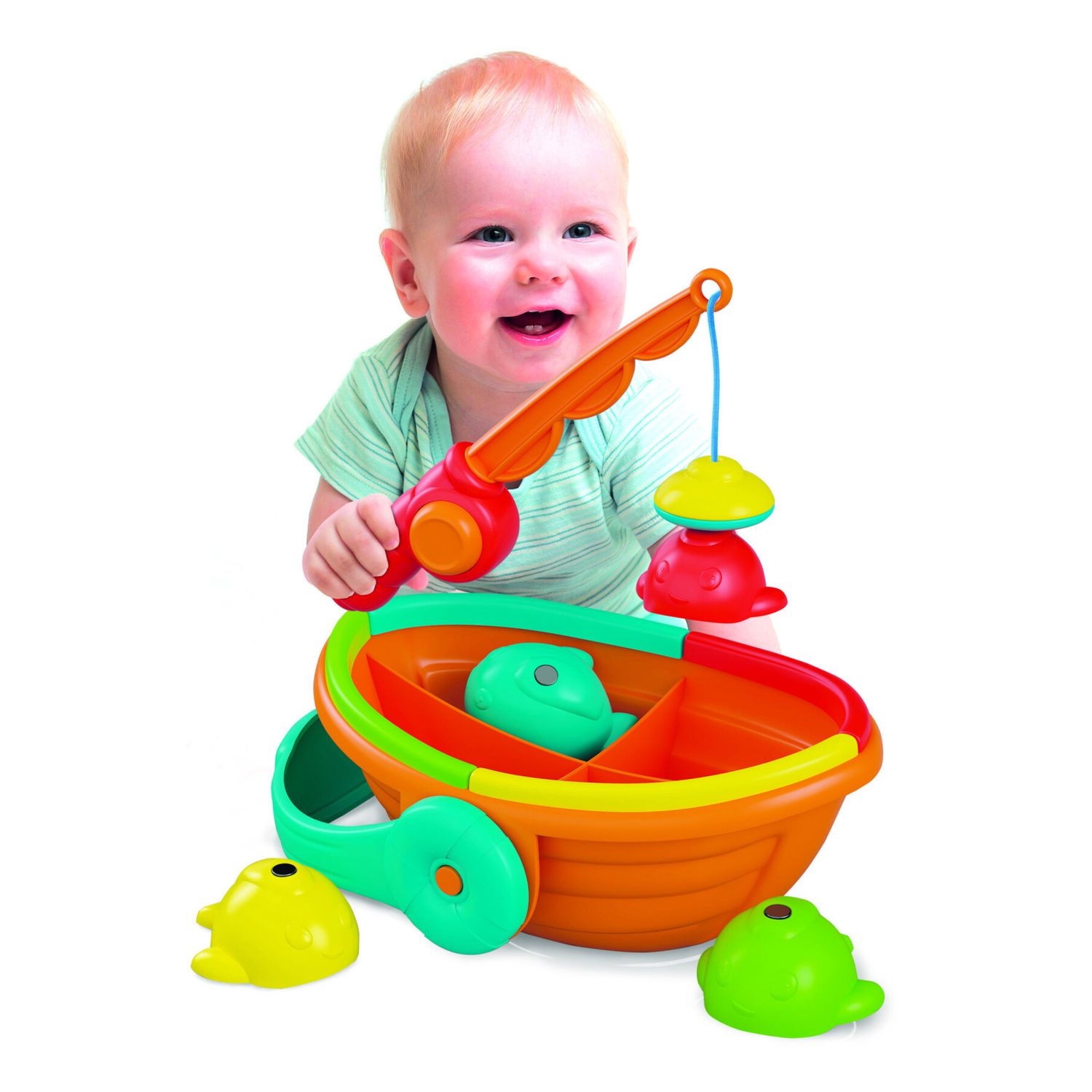 Baby clementoni - think & play - colour fishing - 17513 - BABY CLEMENTONI
