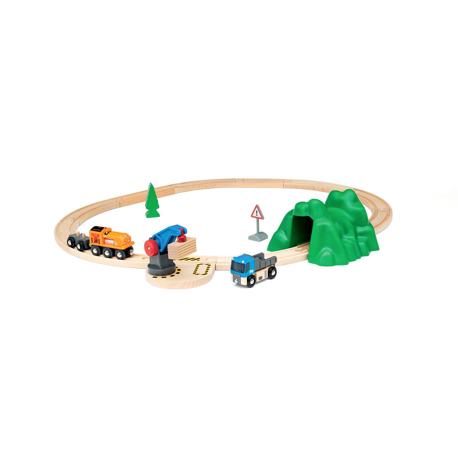 Brio set carica e trasporta - 19 pezzi - ferrovia in legno per bambini - BRIO