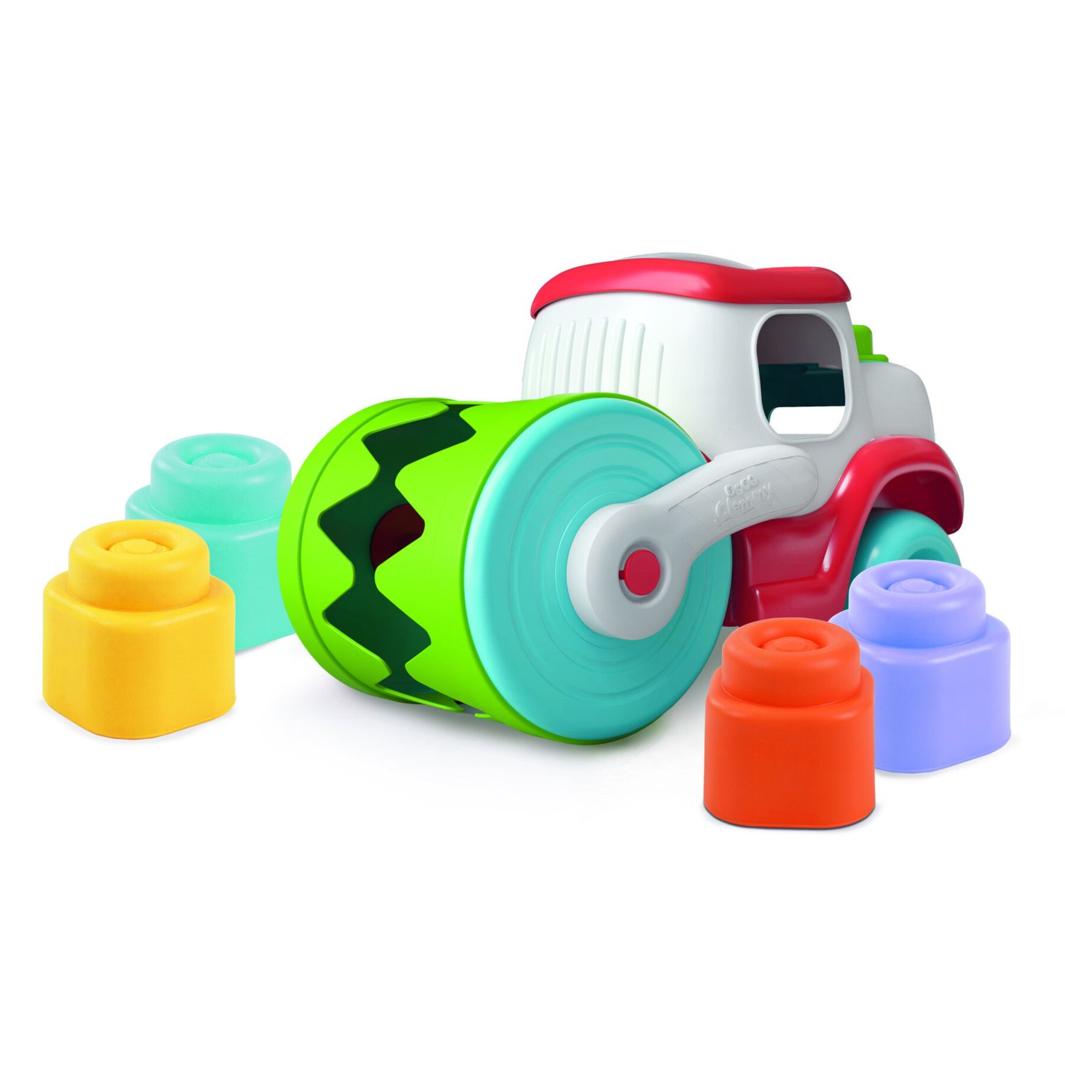 Clemmy - sensory road roller - blocks catcher - 17495 - CLEMMY