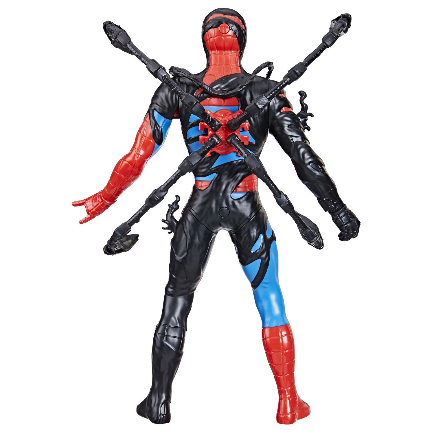 Marvel spider-man venomversus action figure liquid shifter 27 cm con accessori, trasformazione simbionte, gioco creativo per bambini 4+ - Spiderman