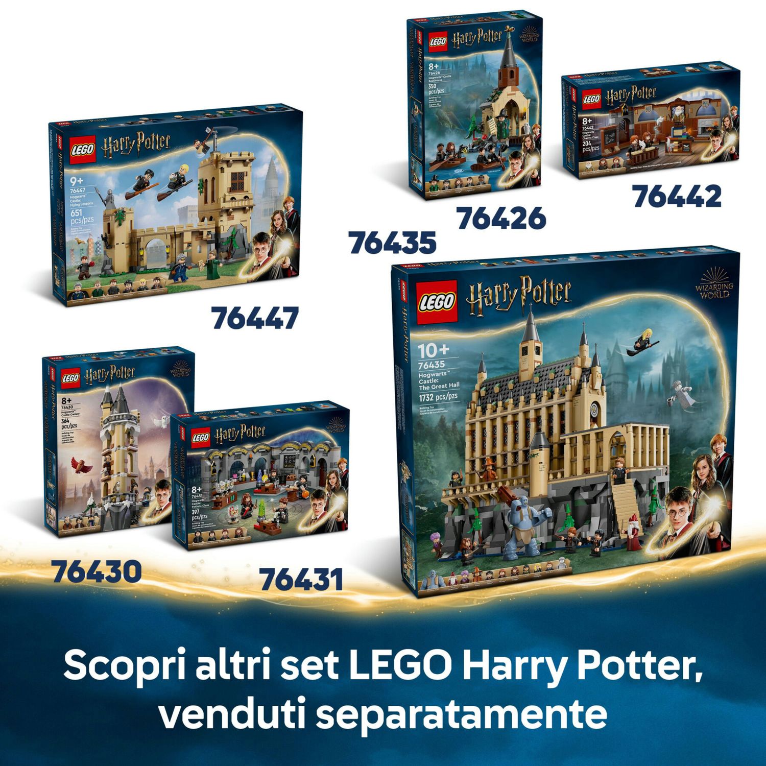 Lego harry potter 76446 avventura su nottetempo con 5 minifigure, autobus giocattolo a 3 piani apribile, gioco per bambini 8+ - LEGO HARRY POTTER, Lego