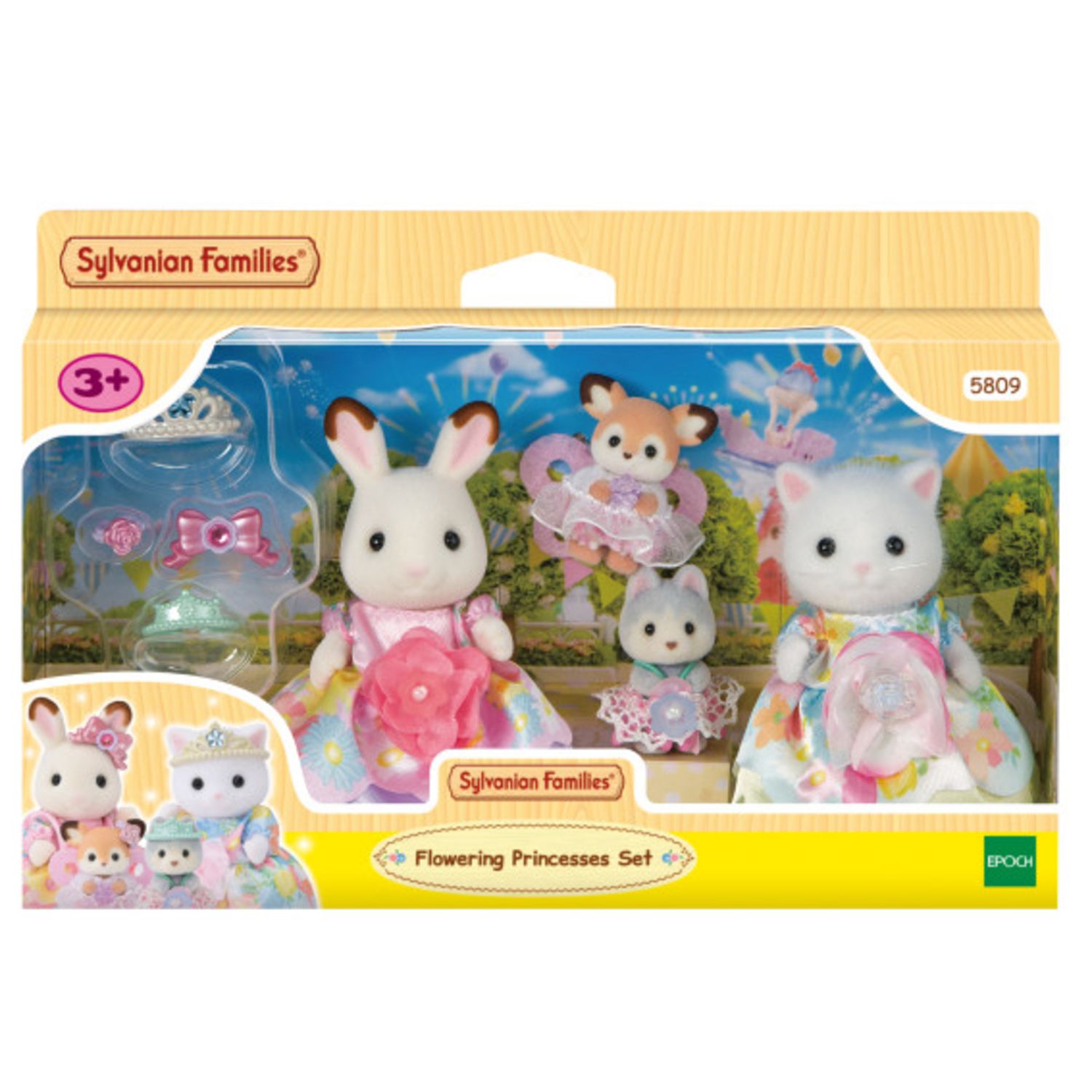 Sylvanian families set principesse in fiore - personaggi collezionabili - SYLVANIAN FAMILIES