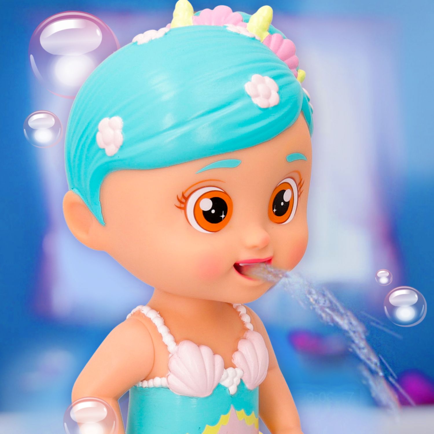Bloopies shimmer mermaids, bambole bagnetto di sirenette che spruzzano acqua - BLOOPIES