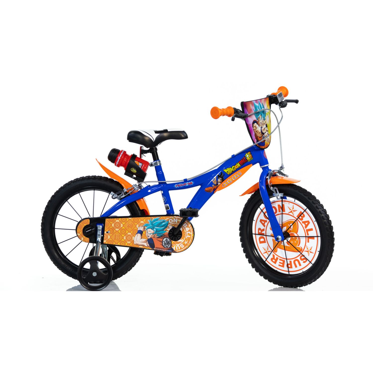 Bicicletta dragon ball 14" - telaio in acciaio, freni caliper, stabilizzatori - DRAGON BALL
