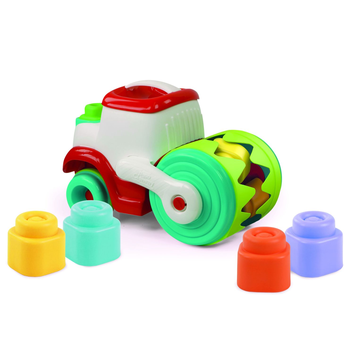 Clemmy - sensory road roller - blocks catcher - 17495 - CLEMMY