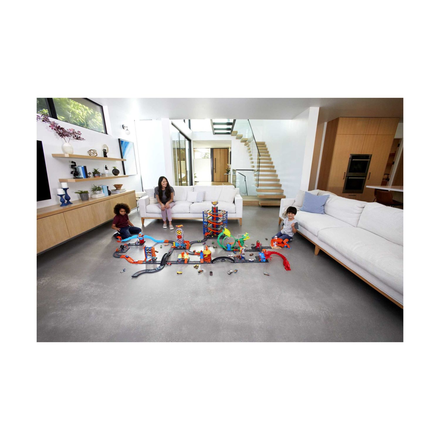 Hot wheels city - creature mostruose, set singolo assortito collegabile con pista e macchinina inclusa - Hot Wheels