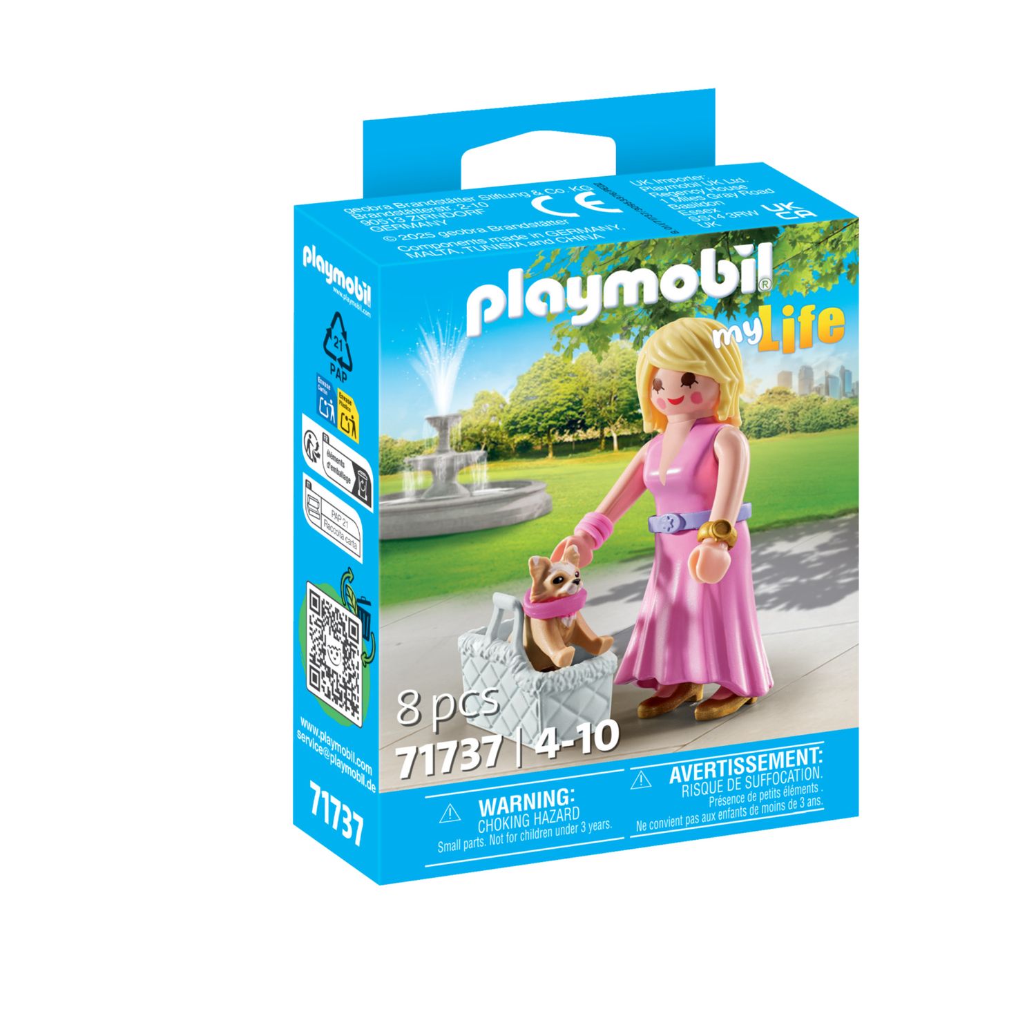 Playmobil my life 71737 chihuahua con personaggio - 4+ anni - Playmobil