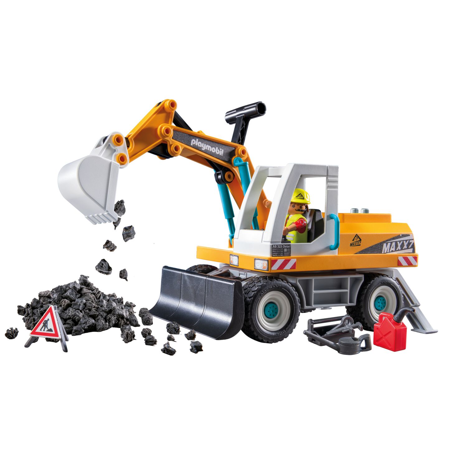 Playmobil action heroes 71749 escavatore - 4+ anni - Playmobil