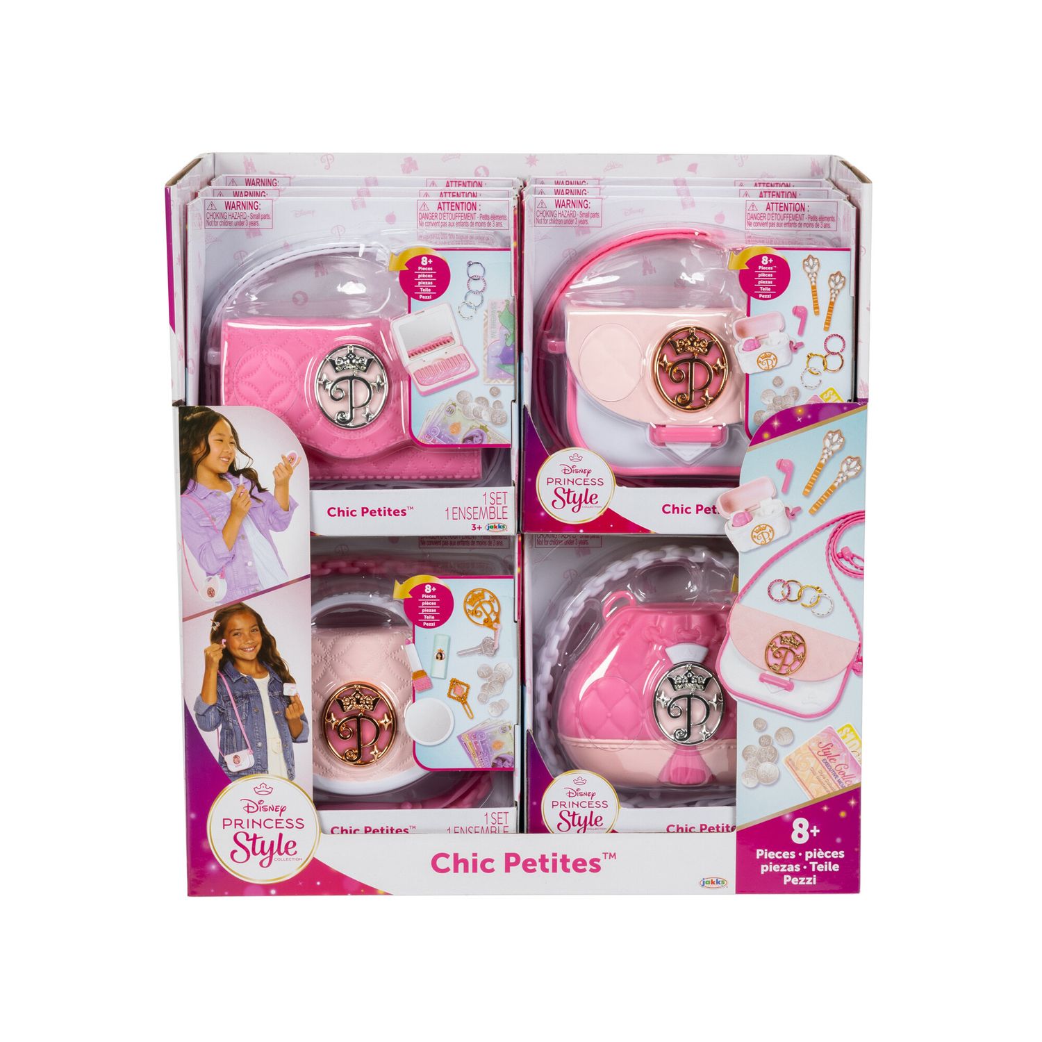Disney princess chic petites - borsetta singola assortita da collezione - DISNEY PRINCESS