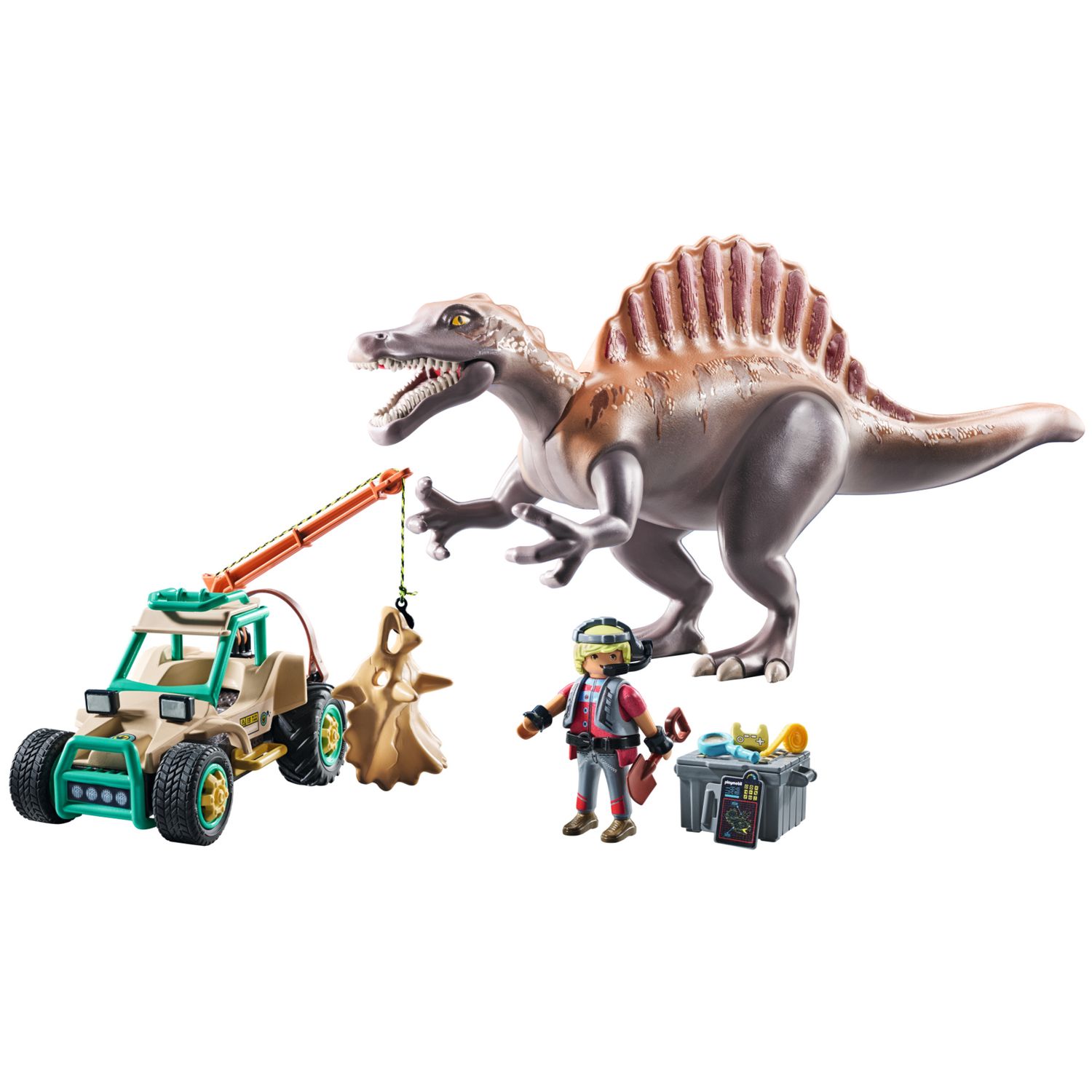 Playmobil dinos 71820 l'attacco dello spinosauro - 4+ anni - Playmobil