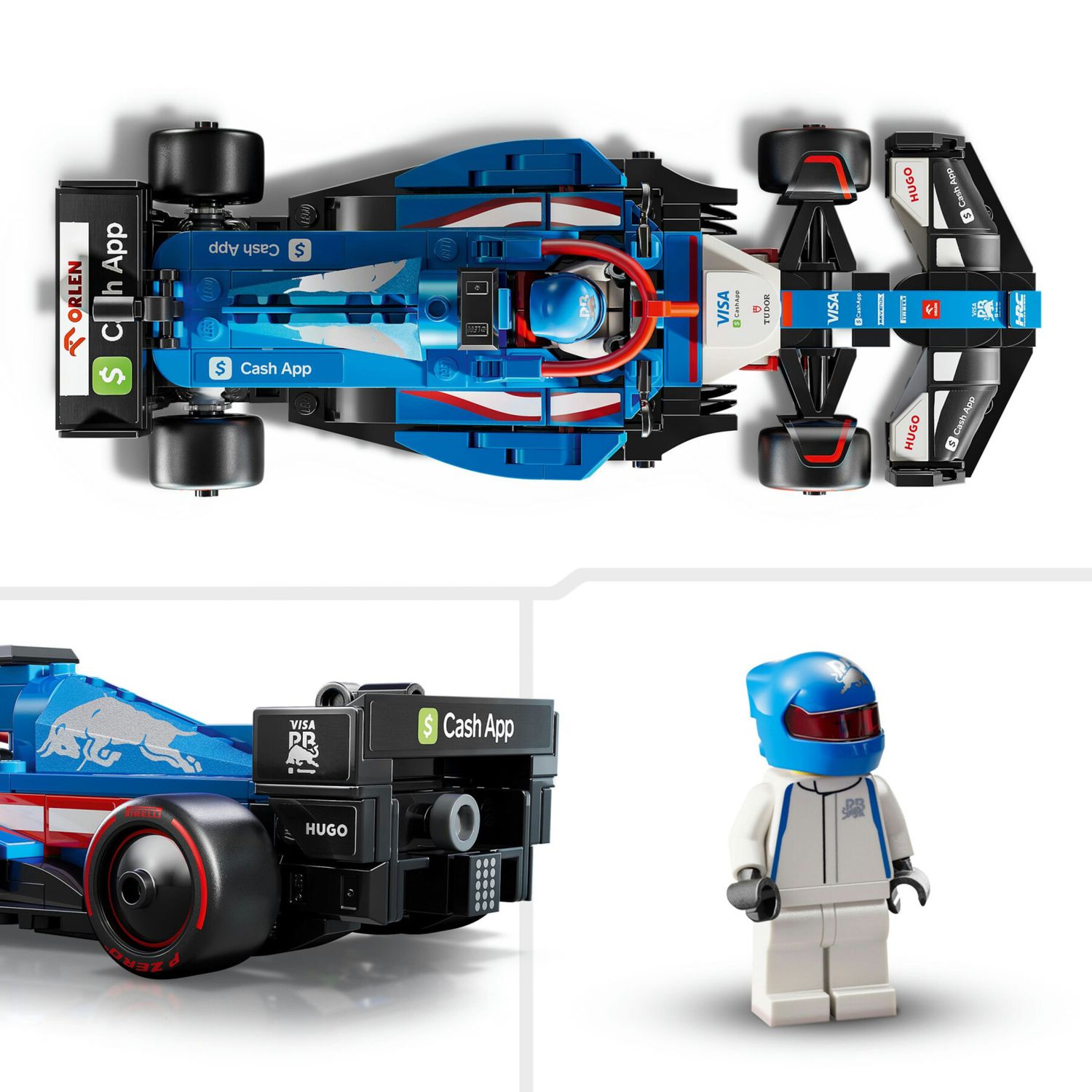Lego speed champions 77246 auto da corsa f1 visa cash app rb vcarb 01 macchina da collezione, regalo per uomo, donna e adulti - LEGO SPEED CHAMPIONS, Lego
