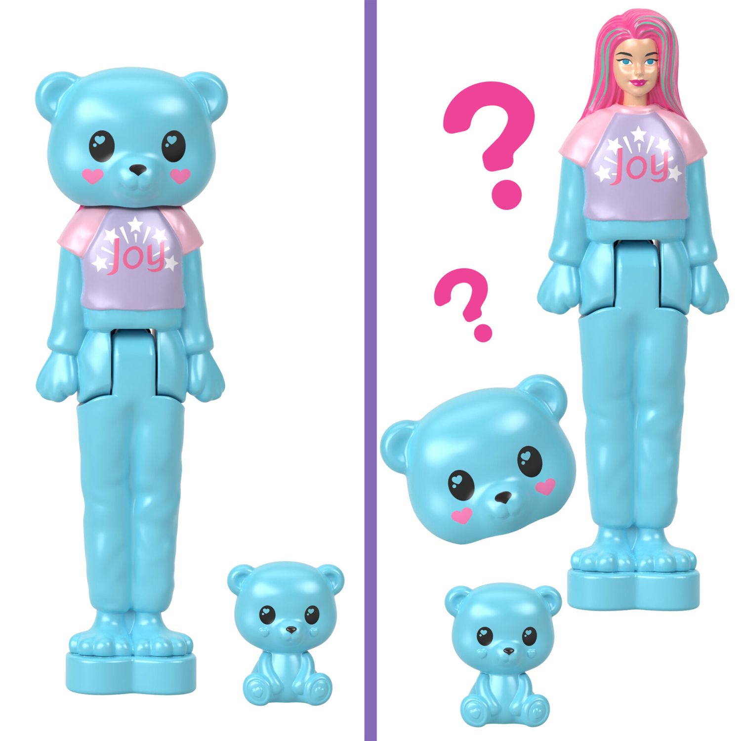 Barbie mini barbieland - cutie reveal serie pigiamini - bambola assortita singola - Barbie