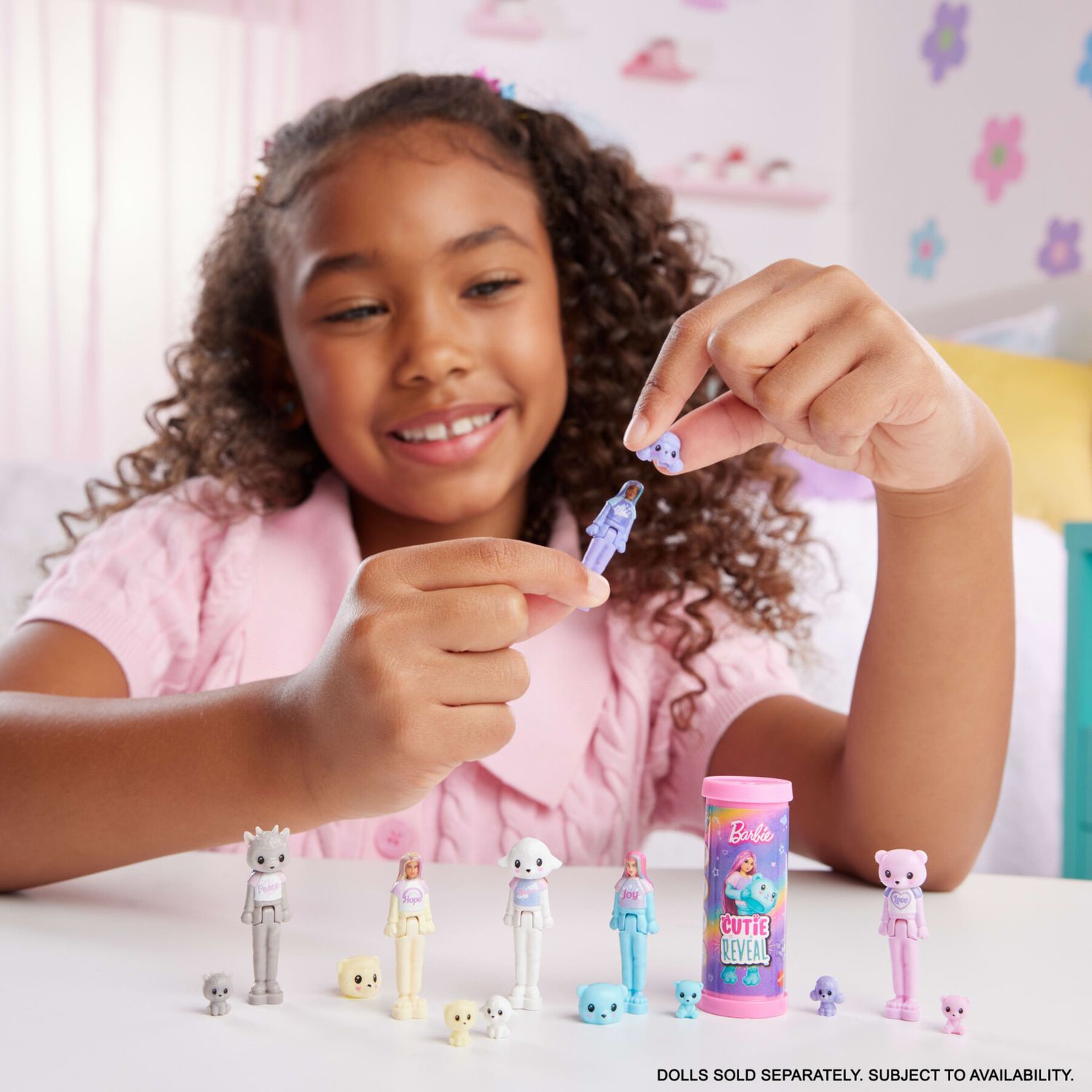 Barbie mini barbieland - cutie reveal serie pigiamini - bambola assortita singola - Barbie