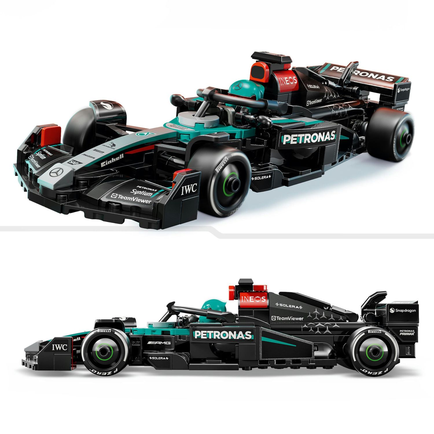 Lego speed champions 77244 auto da corsa mercedes-amg petronas f1 w 15 macchina giocattolo da collezione con pilota, bambini10+ - LEGO SPEED CHAMPIONS, Lego