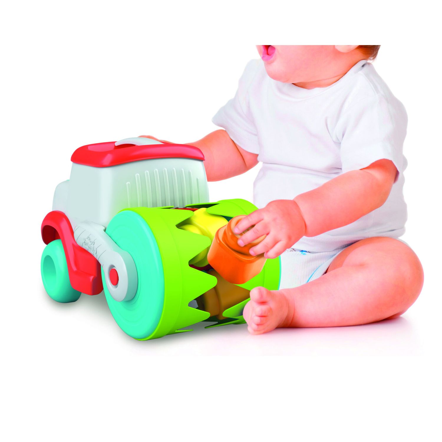 Clemmy - sensory road roller - blocks catcher - 17495 - CLEMMY