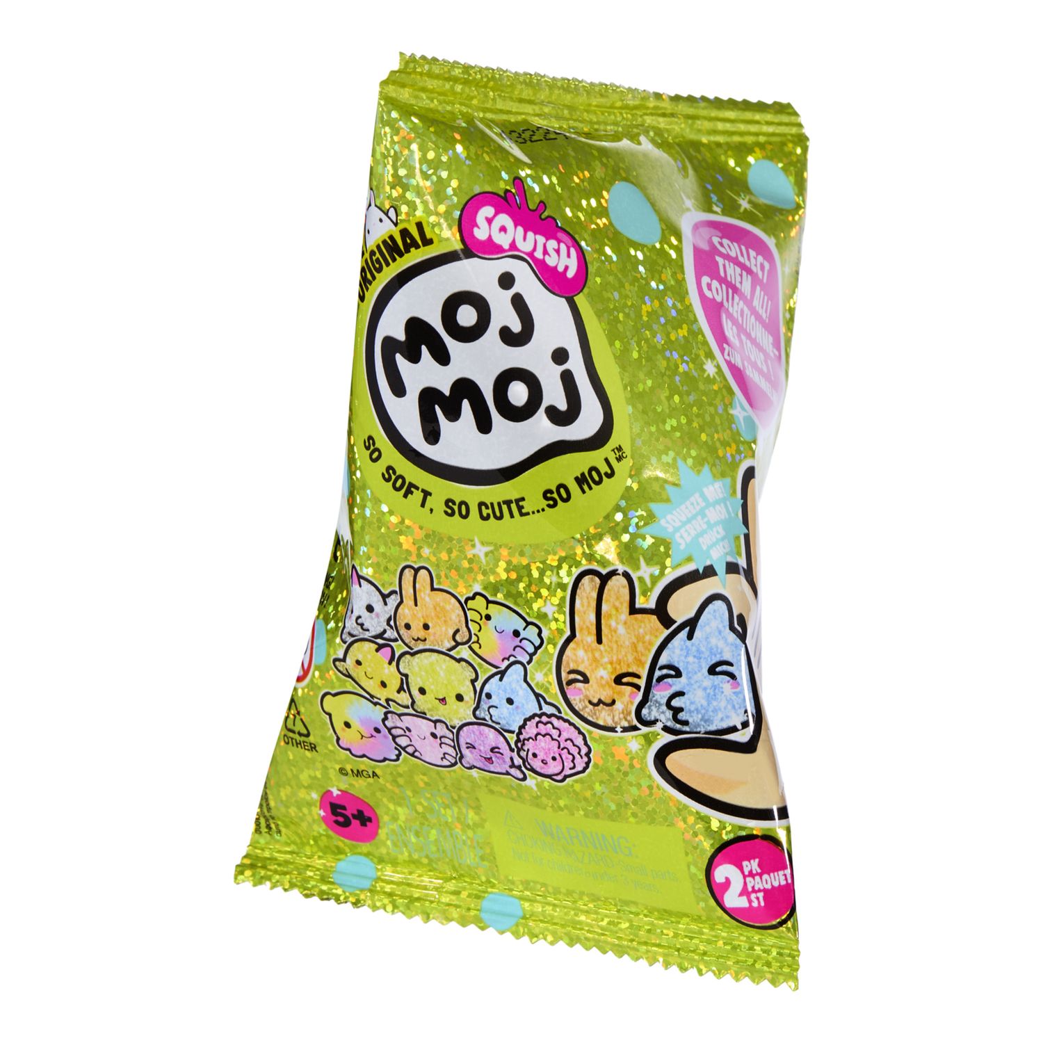 L'originale moj moj squish serie 1, personaggii da collezione con confezione sorpresa, asmr, gioco tattile - MOJ MOJ