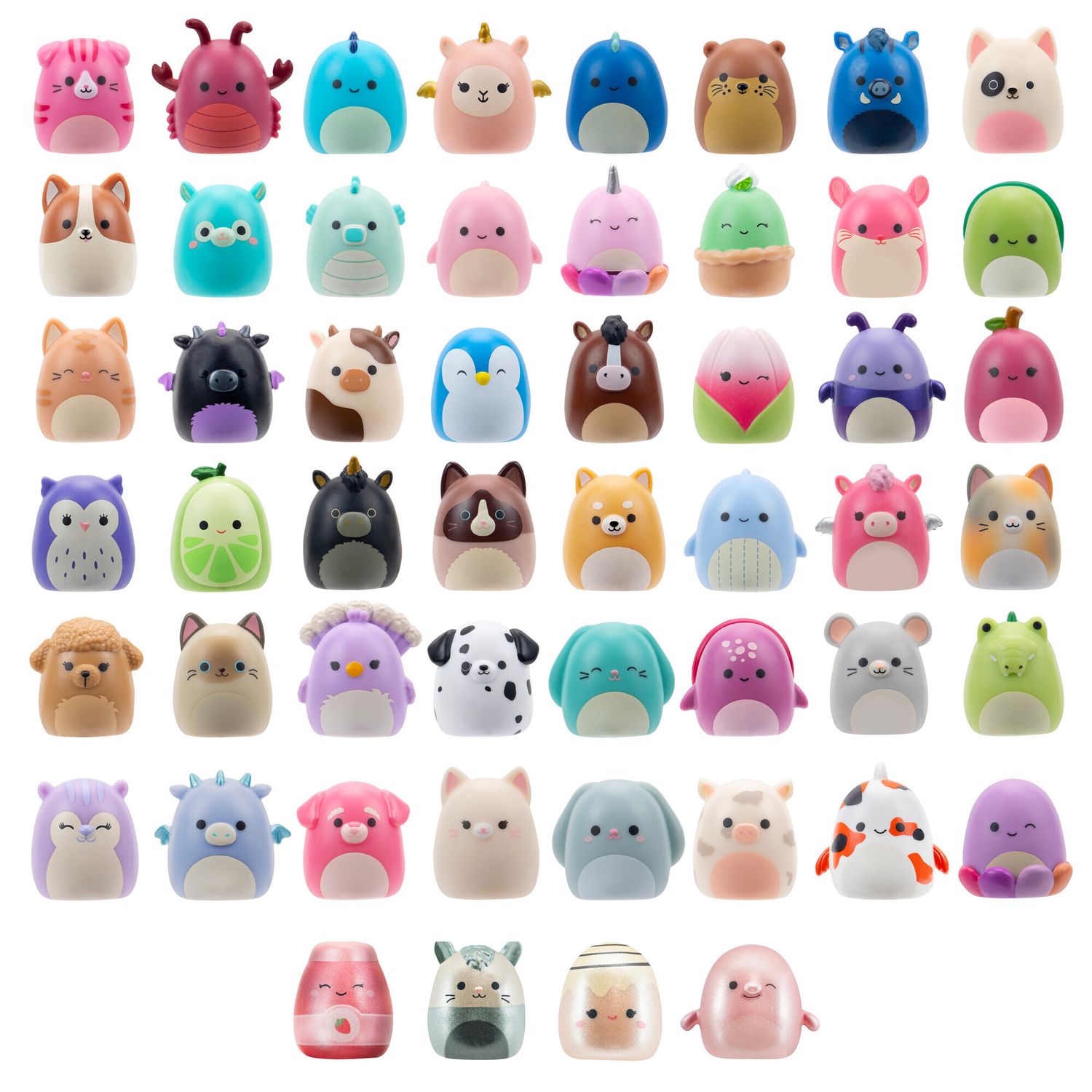 Squishmallows mini sorpresa pack - 2 personaggi, anello e accessori collezionabili - SQUISHMALLOWS