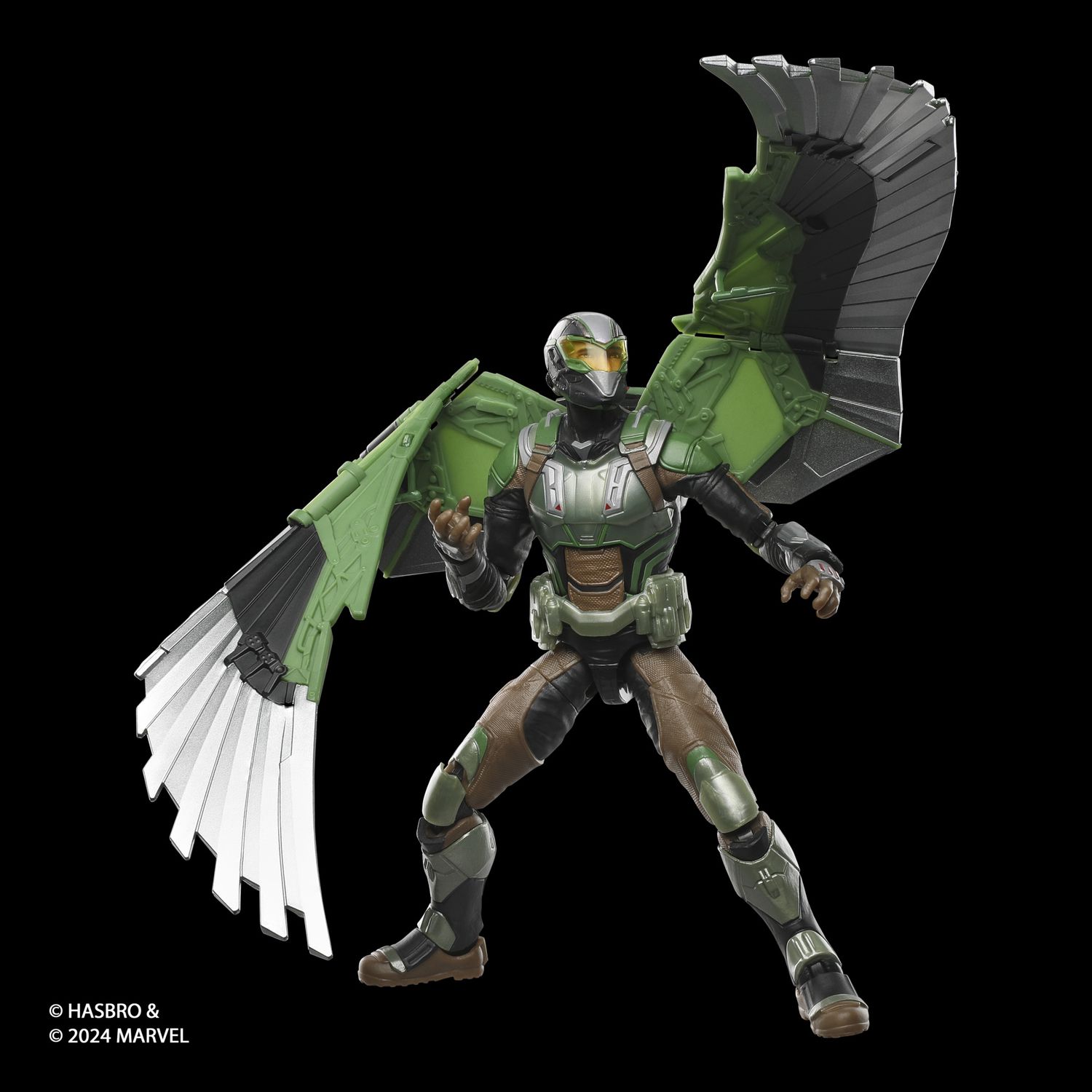 Action figure falcon marvel legends – 15 cm, accessori e snodi - captain america: brave new world  - hasbro collectible - Avengers